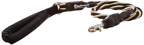 Bungee Pupee 3-Feet X-Large Leash - Gold/Black, Durable and Stylish for Large Dogs