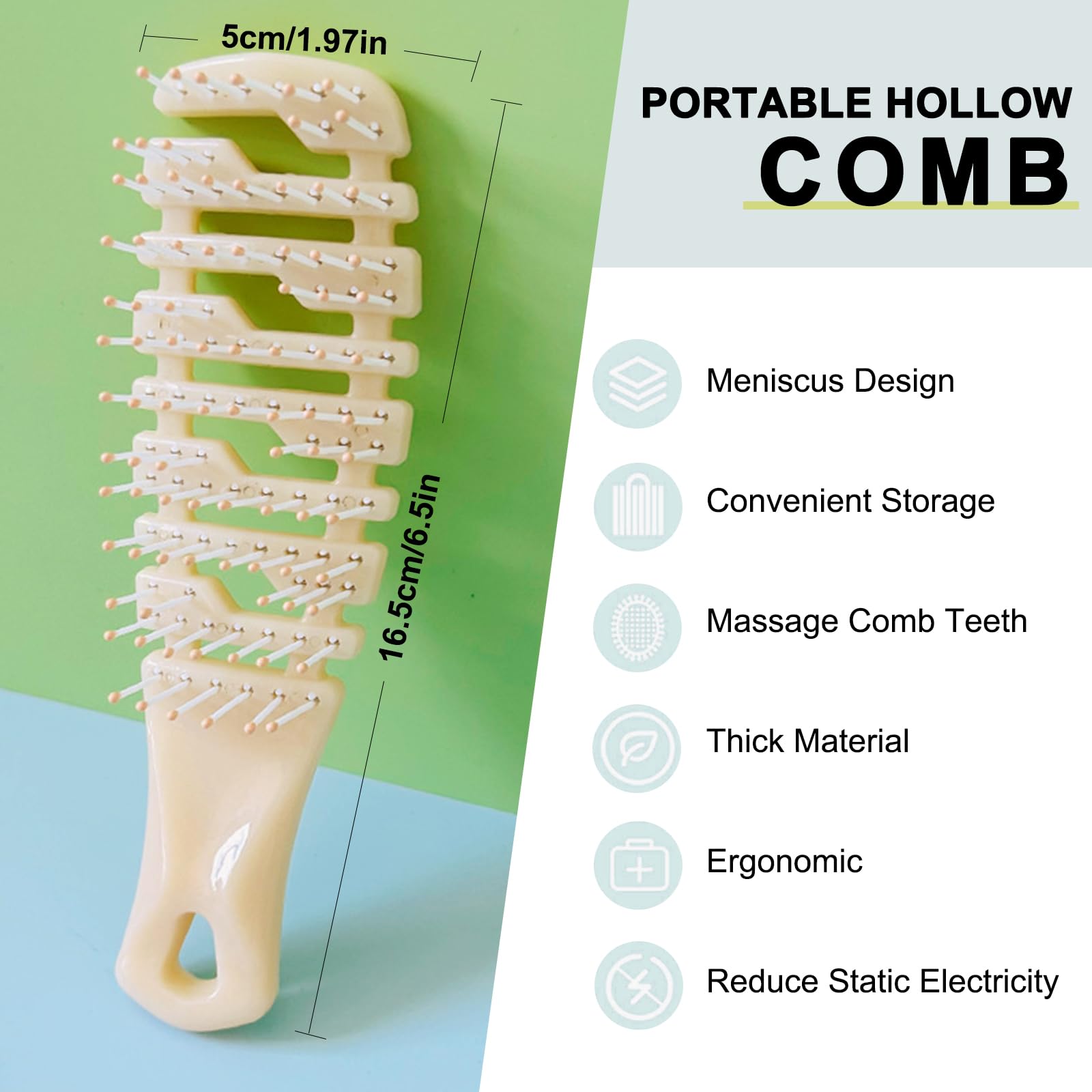 Maeelou Ridge Design Puppy Brush, Soft Bristle Gentle Grooming Tool, Pet Hair Care, Suitable Small Dog : Yorkie, Maltese, Shih T