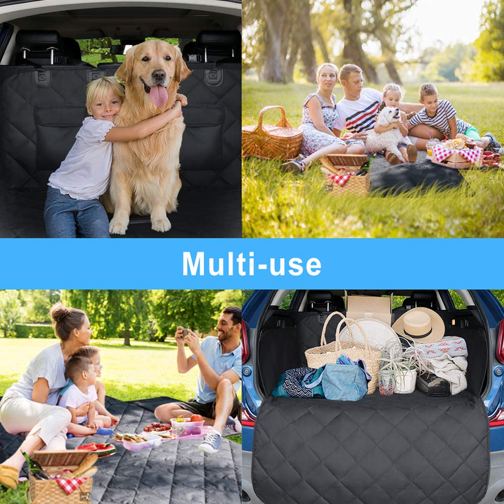 Rbsc Home Dog Car Seat Covers - Waterproof 40 Inches Cargo Liner For Dogs Heavy Duty And Nonslip Cargo Cover For Trucks, Jeeps And Suvs