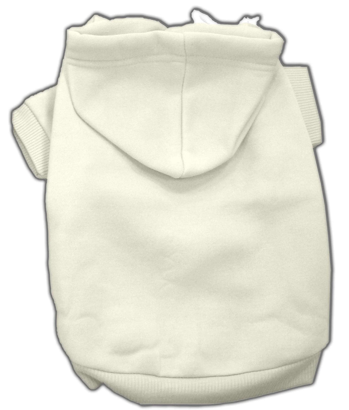 Blank, Plain Dog Hoodie for Pets 0-20 Pounds (XS-XL sizes) Cream L (10-14 lbs)