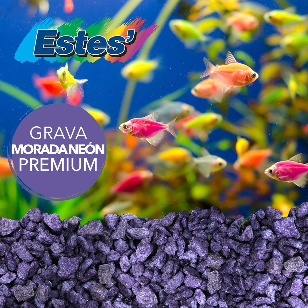 Spectrastone Permaglo Lavender Aquarium Gravel For Freshwater Aquariums, 5-Pound Bag