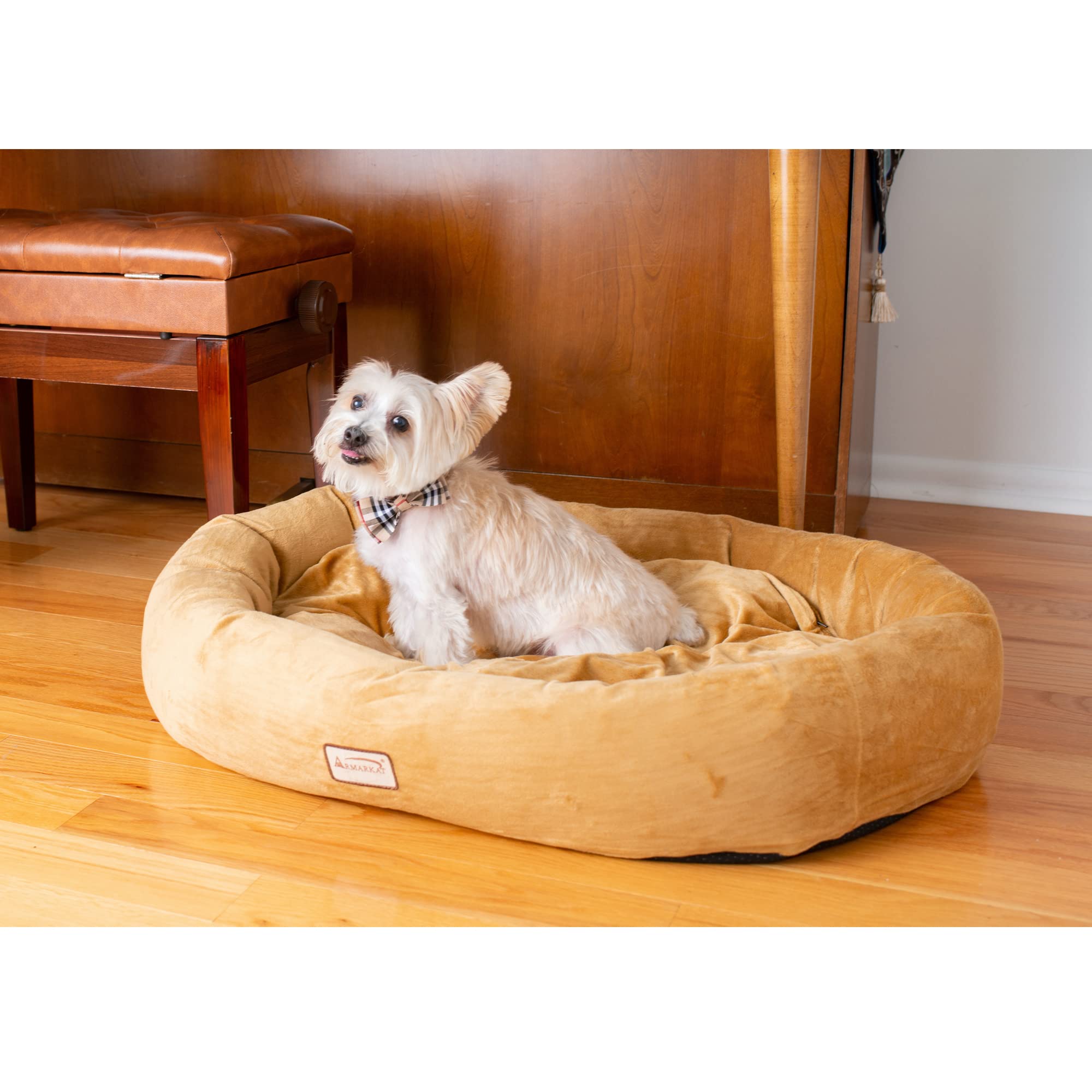 Armarkat Pet Bed 28-Inch By 21-Inch D02Czs-Small, Brown