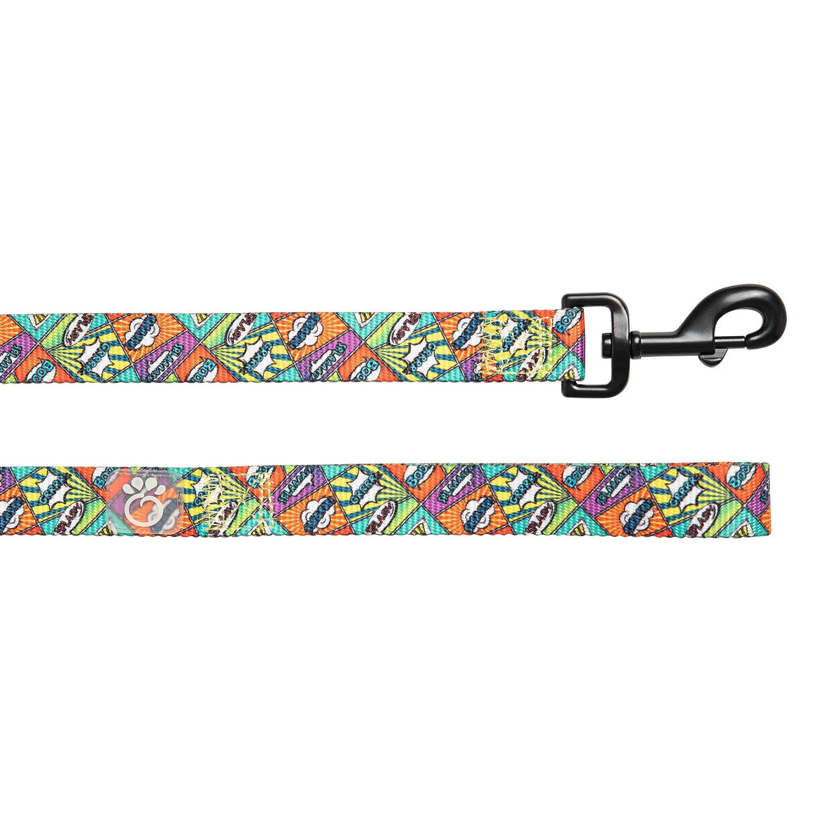 Gf Pet Printed Dog Leash, Comic Book, 6 Ft Long, 5/8 In. Wide