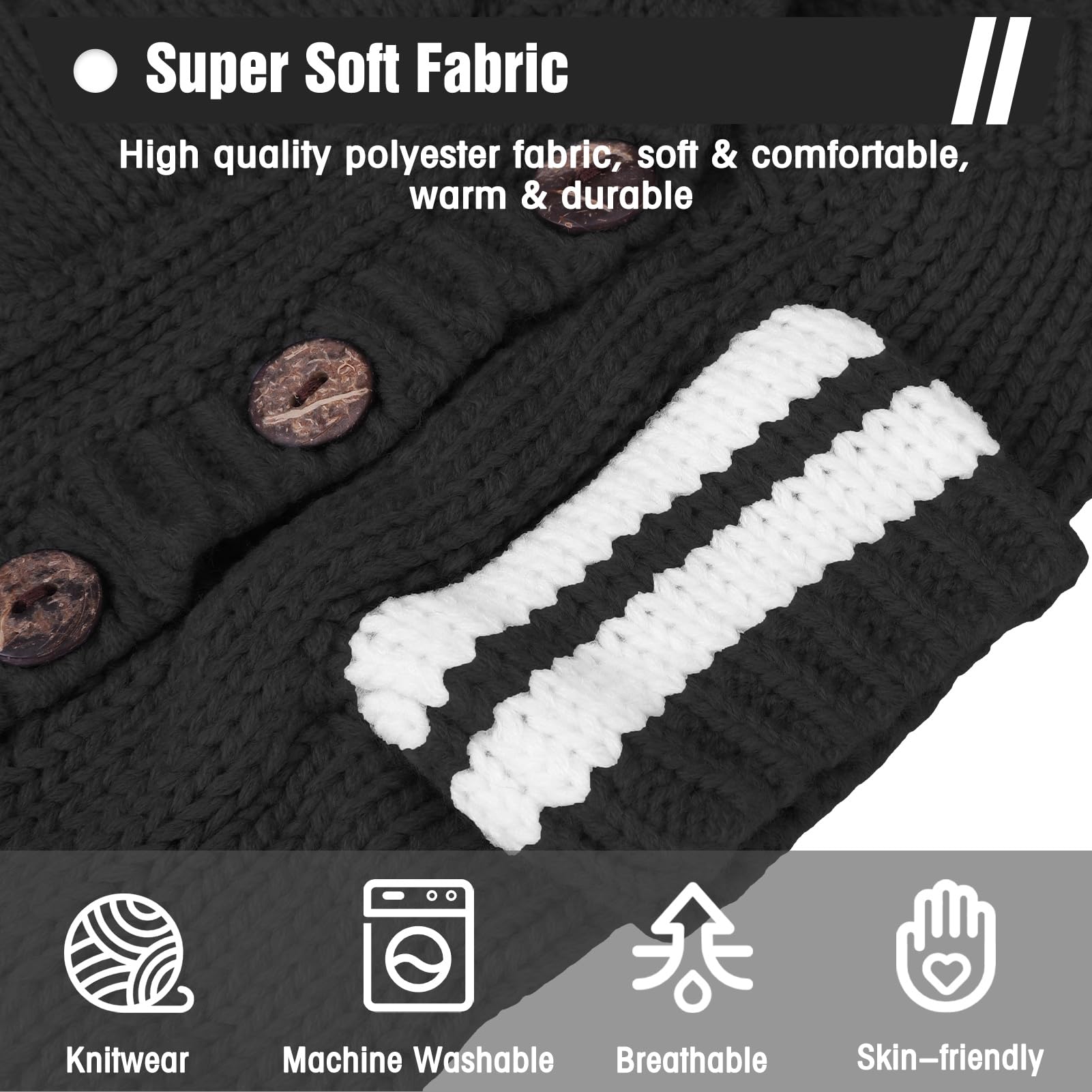 Expawlorer Cat Sweater For Cold Weather - Stylish Knitted Sweatshirt With Sleeves, Winter Kitten Clothes For All Different Cats