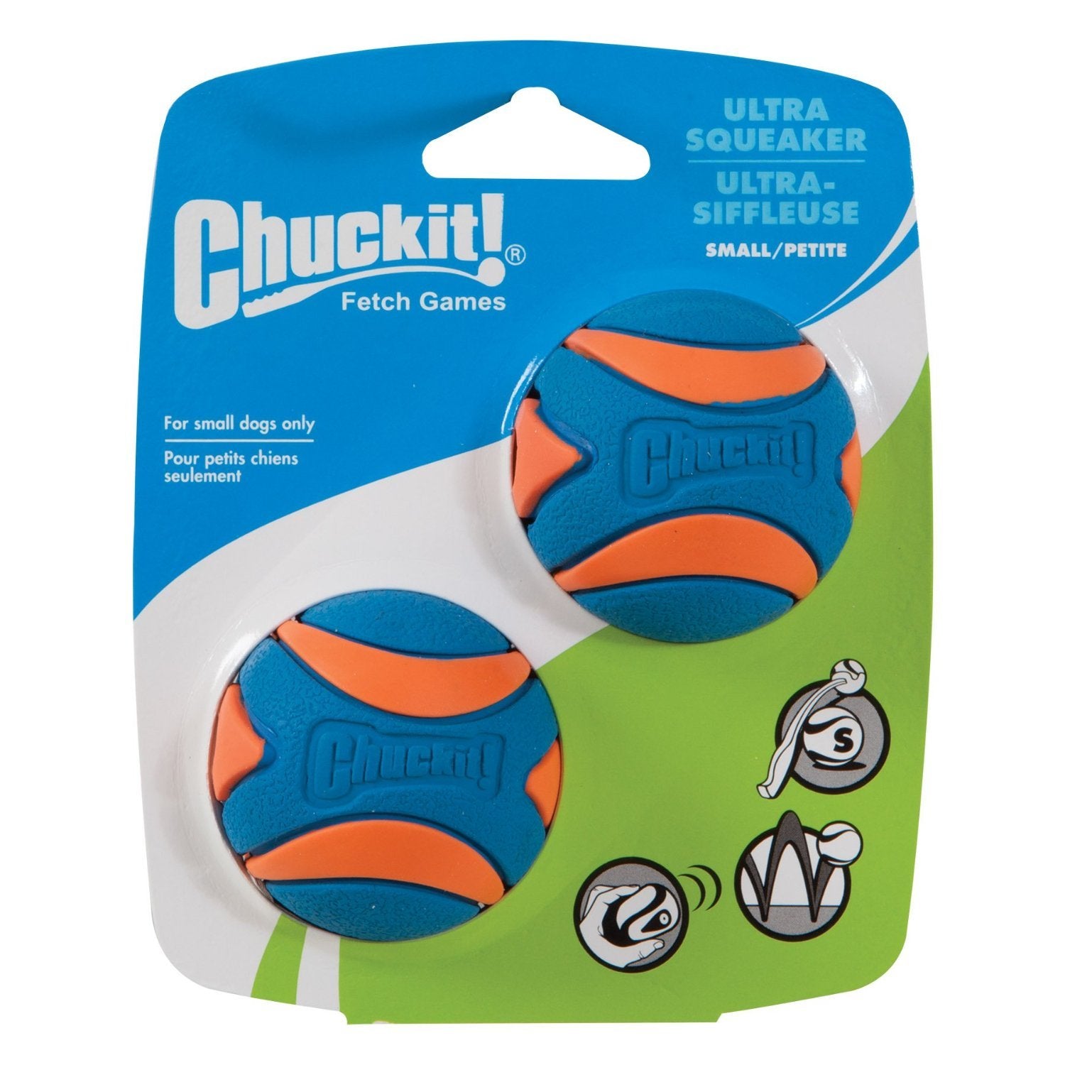 Chuckit! Ultra Squeaker 2Pk Small