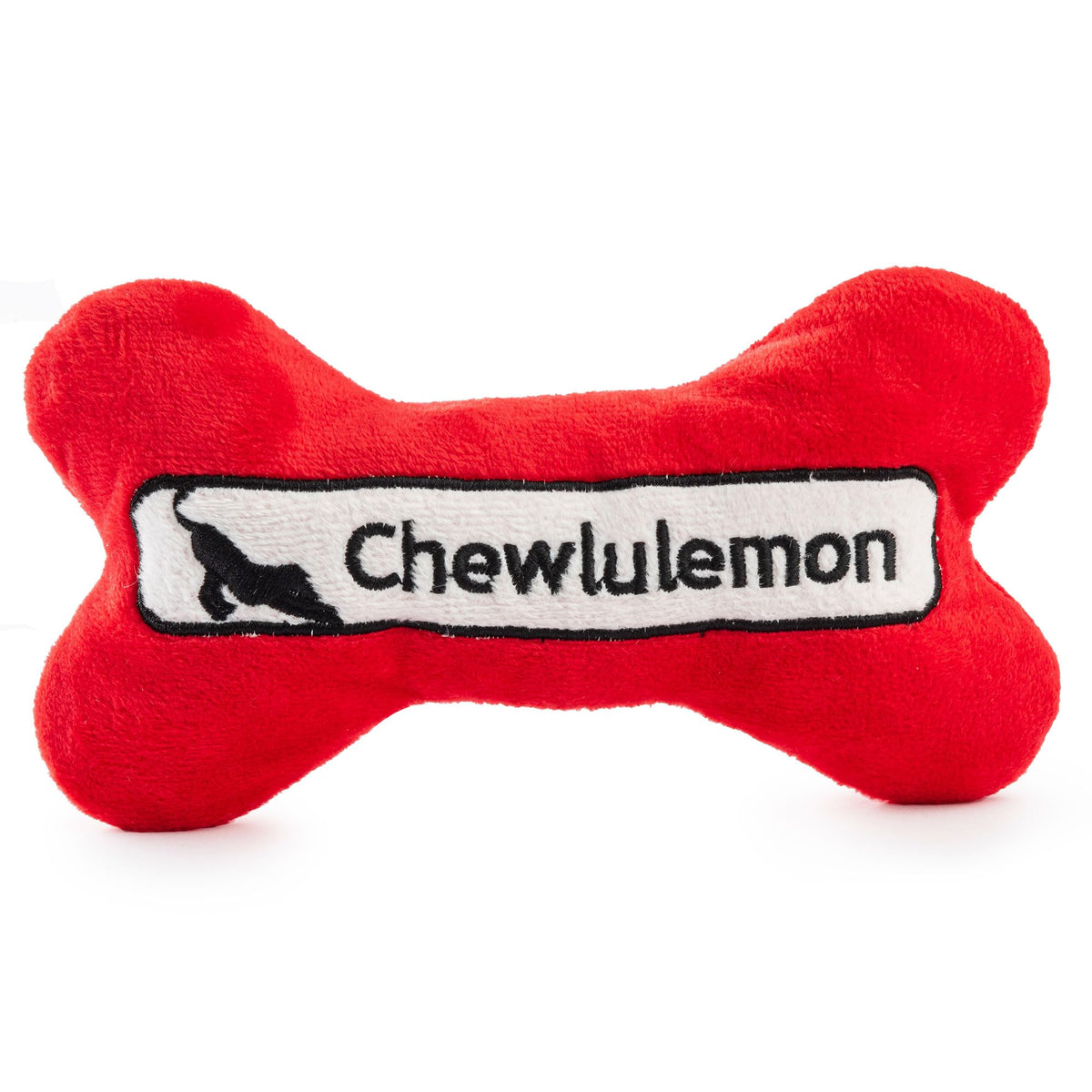 Haute Diggity Dog Chewlulemon Bone, Plush Designer Dog Toys With Interactive Squeaker, Stimulating Pet Enrichment, Machine-Washa