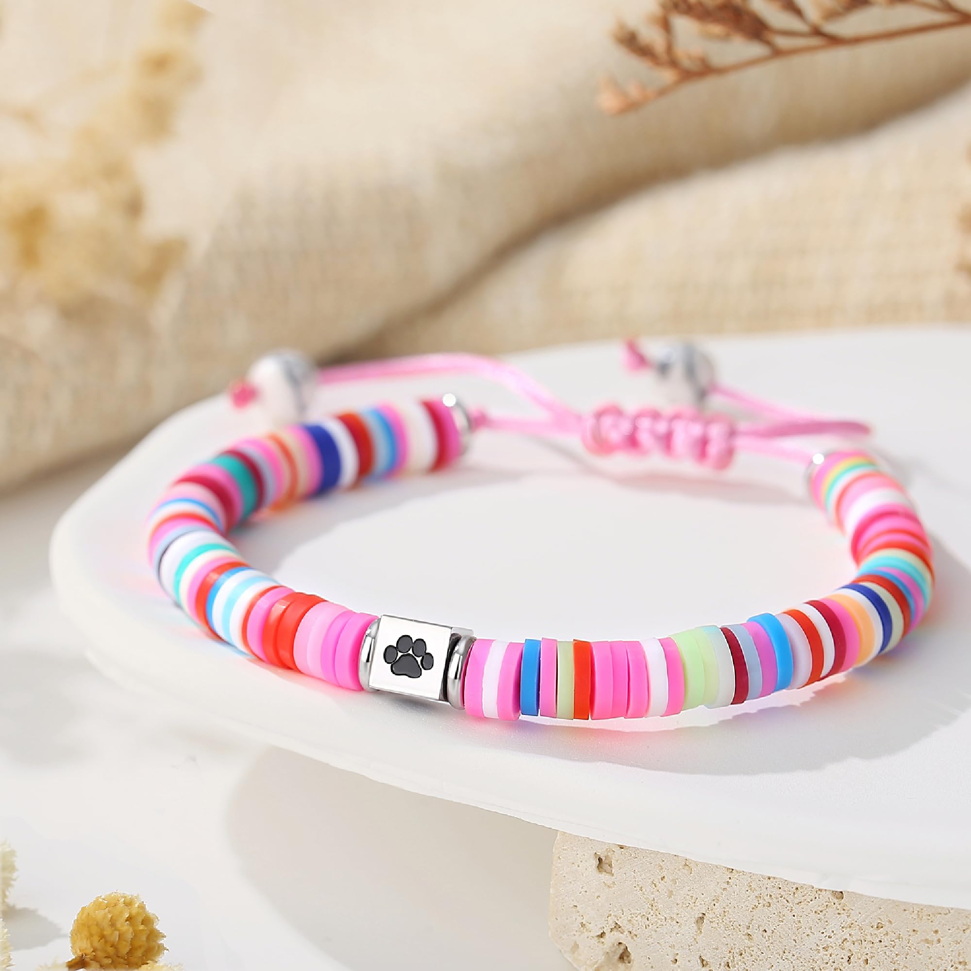 TONY & SANDY Dog Memorial Gifts for Loss of Dog, Pet Memorial Gifts for Dogs, Sympathy Pet Memorial Bracelet for Girls Women Who