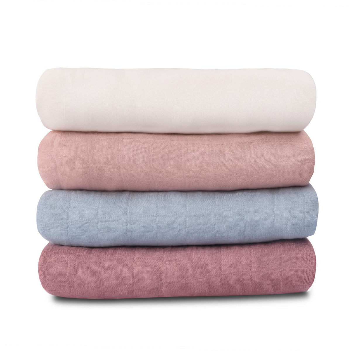 Meracorallo Muslin Swaddle Blanket Silky Soft Receiving Blanket Neutral Swaddle Wrap For Baby Boys And Girls, 47 X 47 Inches, Se