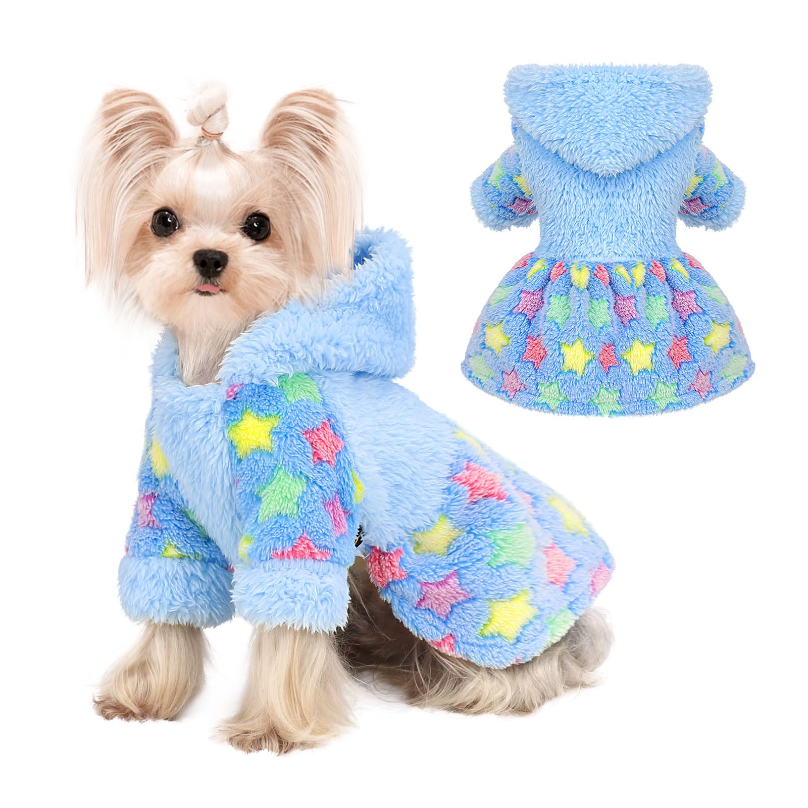 Dog Sweater Spring Dog Clothes For Small Dogs Boy Girl Dog Hoodiepet Sweater Dress For Dogs Cold Weather Dog Coats Fall Dog Swea
