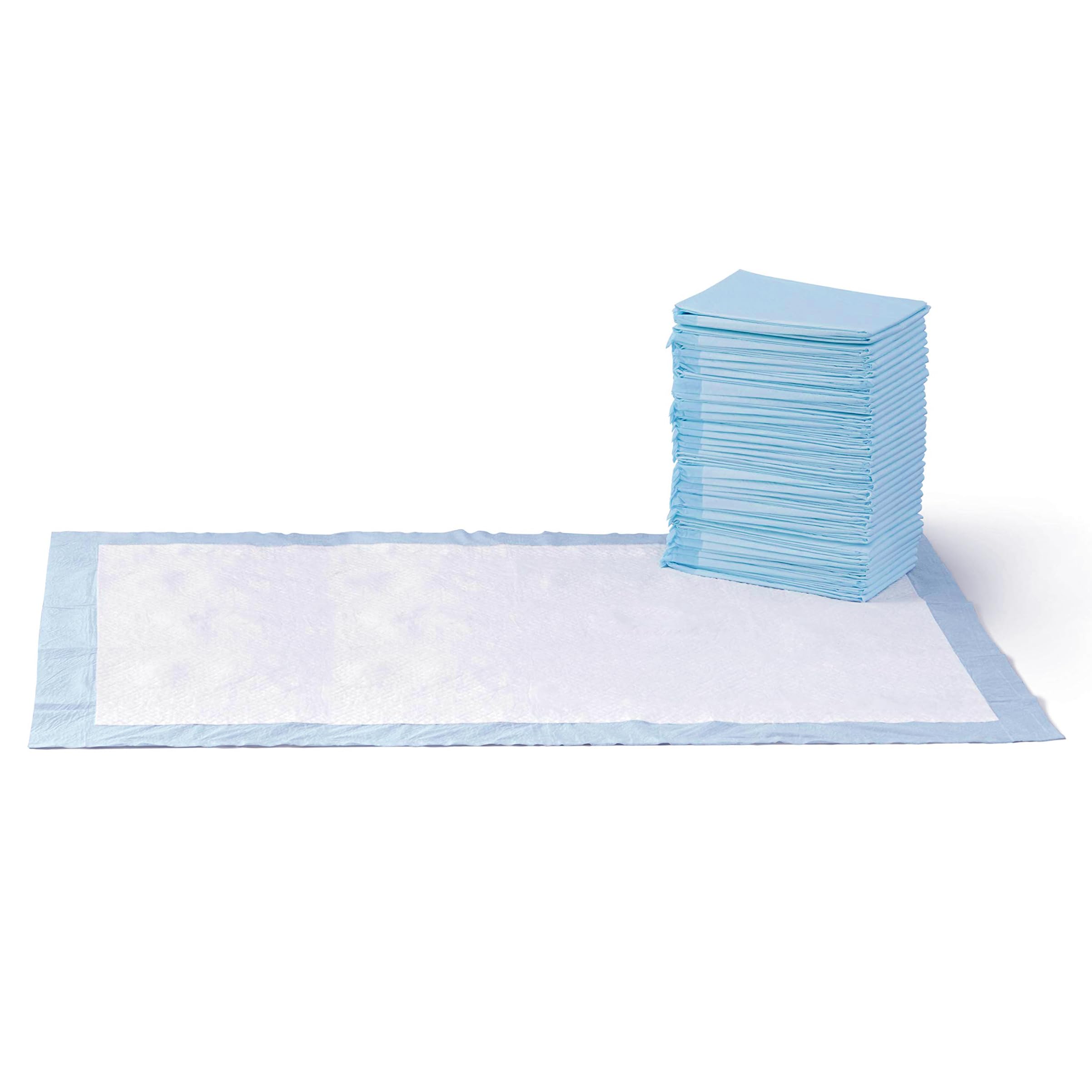 Amazon Basics Leakproof Dog and Puppy Pee Pads with 5-Layer Quick-Dry Surface for Potty Training, Standard Absorbency, Giant, 27