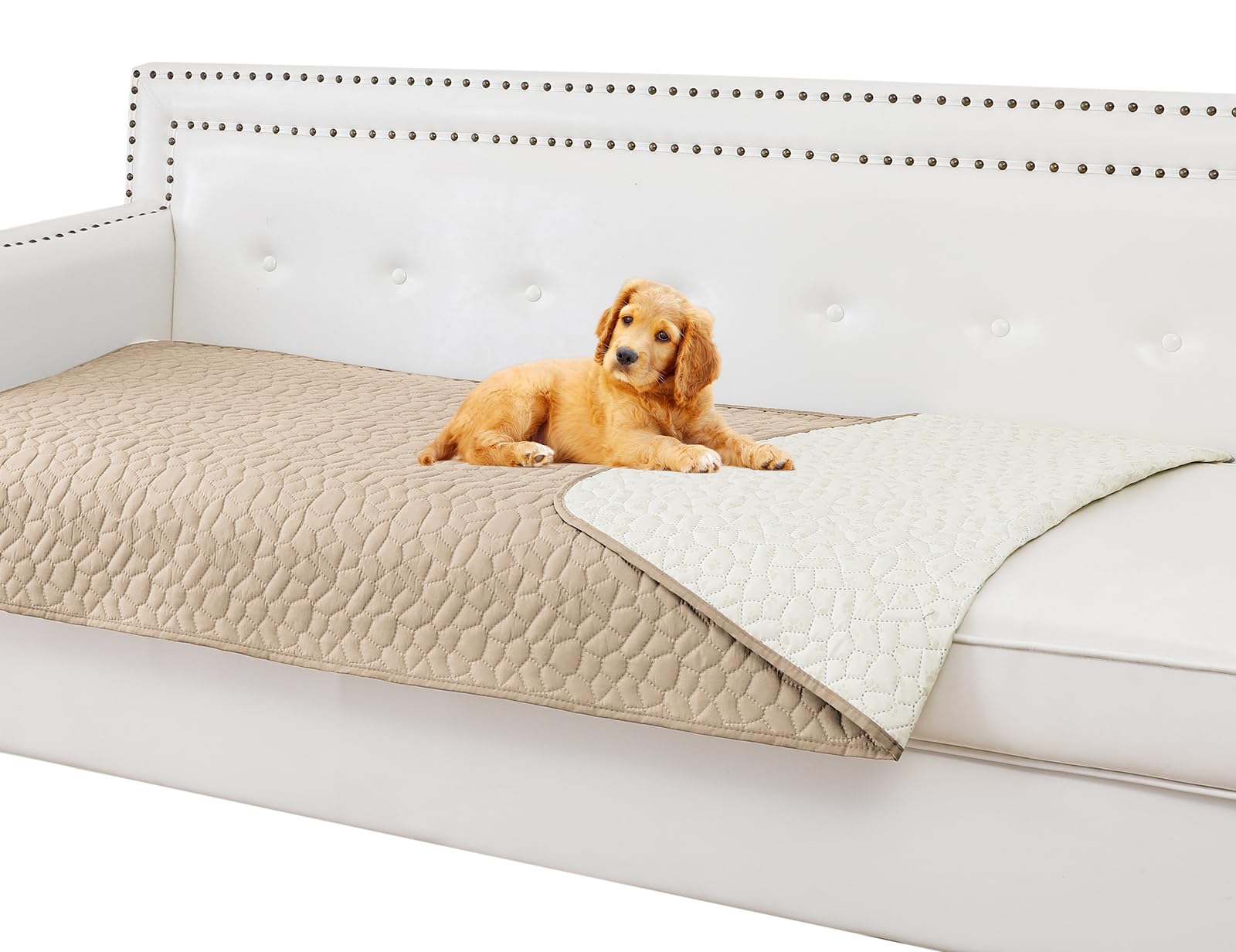 Tuffeel Waterproof Dog Blanket, Washable Anti-Slip Pet Couch Covers For Sofa,Pet Hair Resistant Blankets Bed Chair Furniture Cou