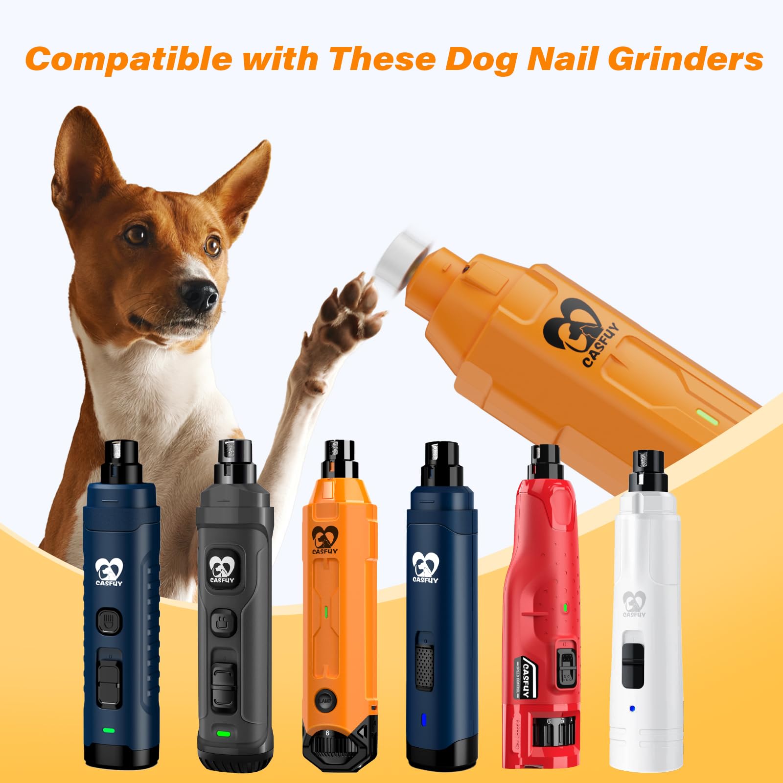 Casfuy Replacement Dog Nail Grinder Wheel – Compatible With N10, N20, N30, N50, N60, N65 (Not For N90)