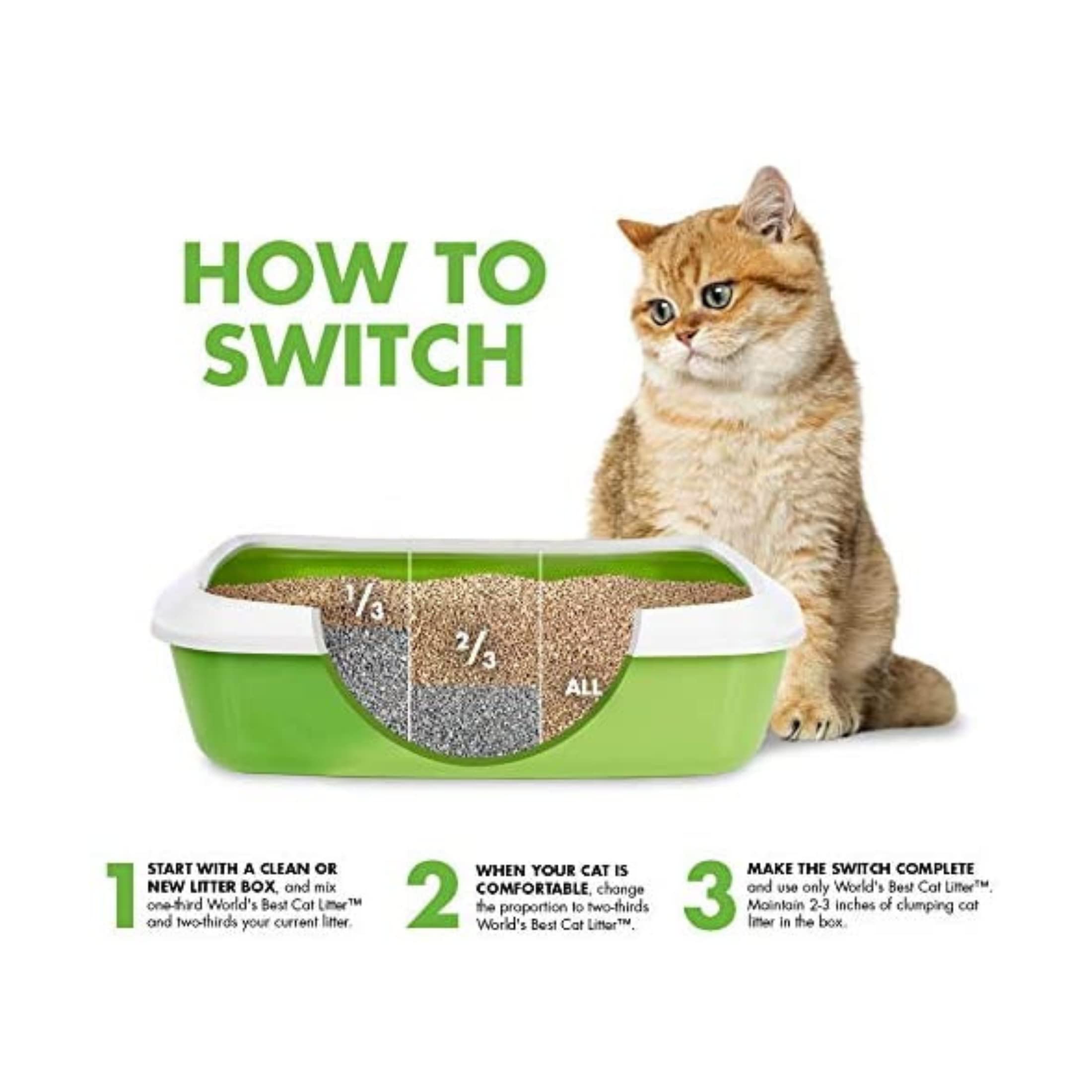 World'S Best Cat Litter Multiple Cat Unscented 15 Pounds