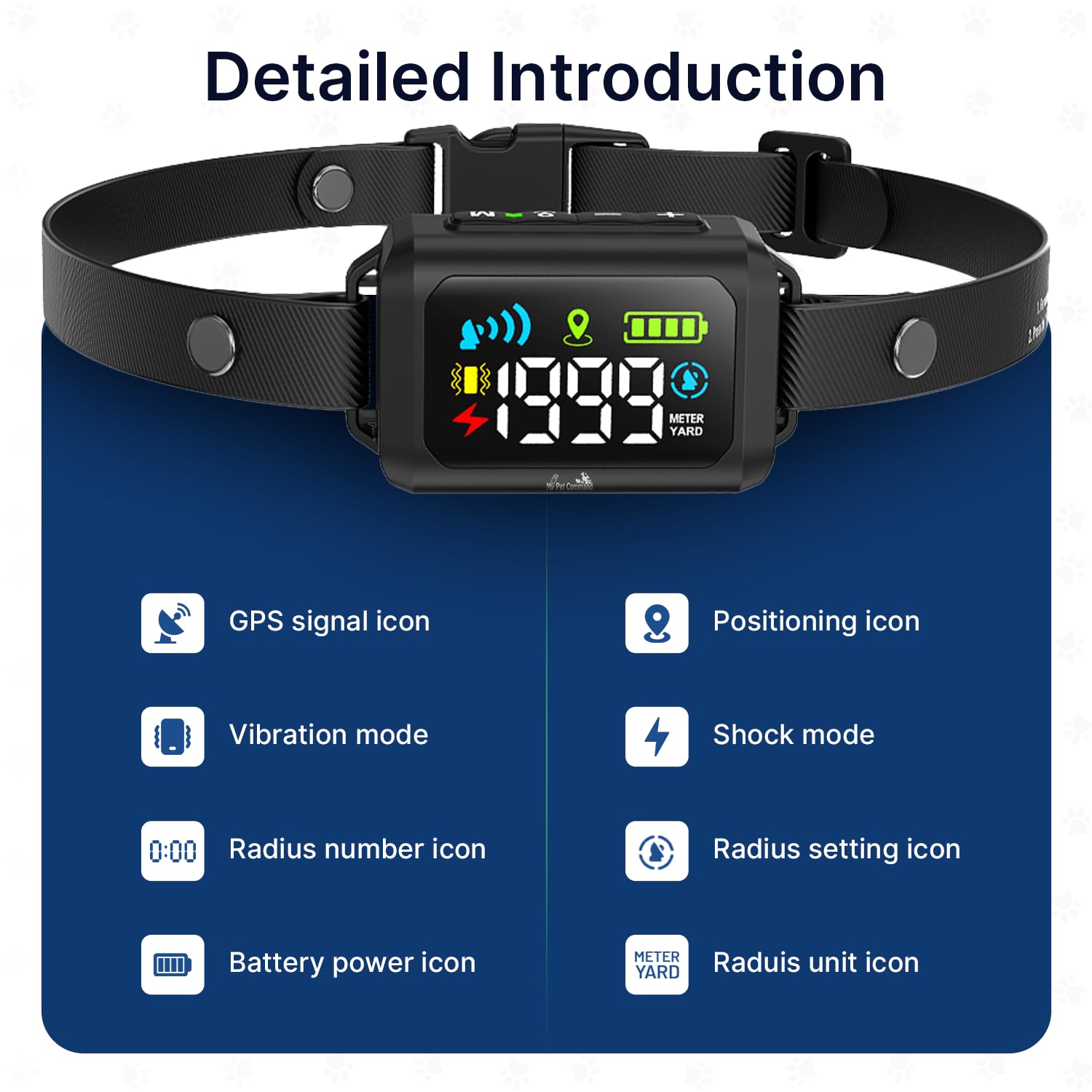 My Pet Command GPS Dog Collar Fence System New Generation Dec 2024 Wireless Perimeter Fence for Dogs Containment System Boundary