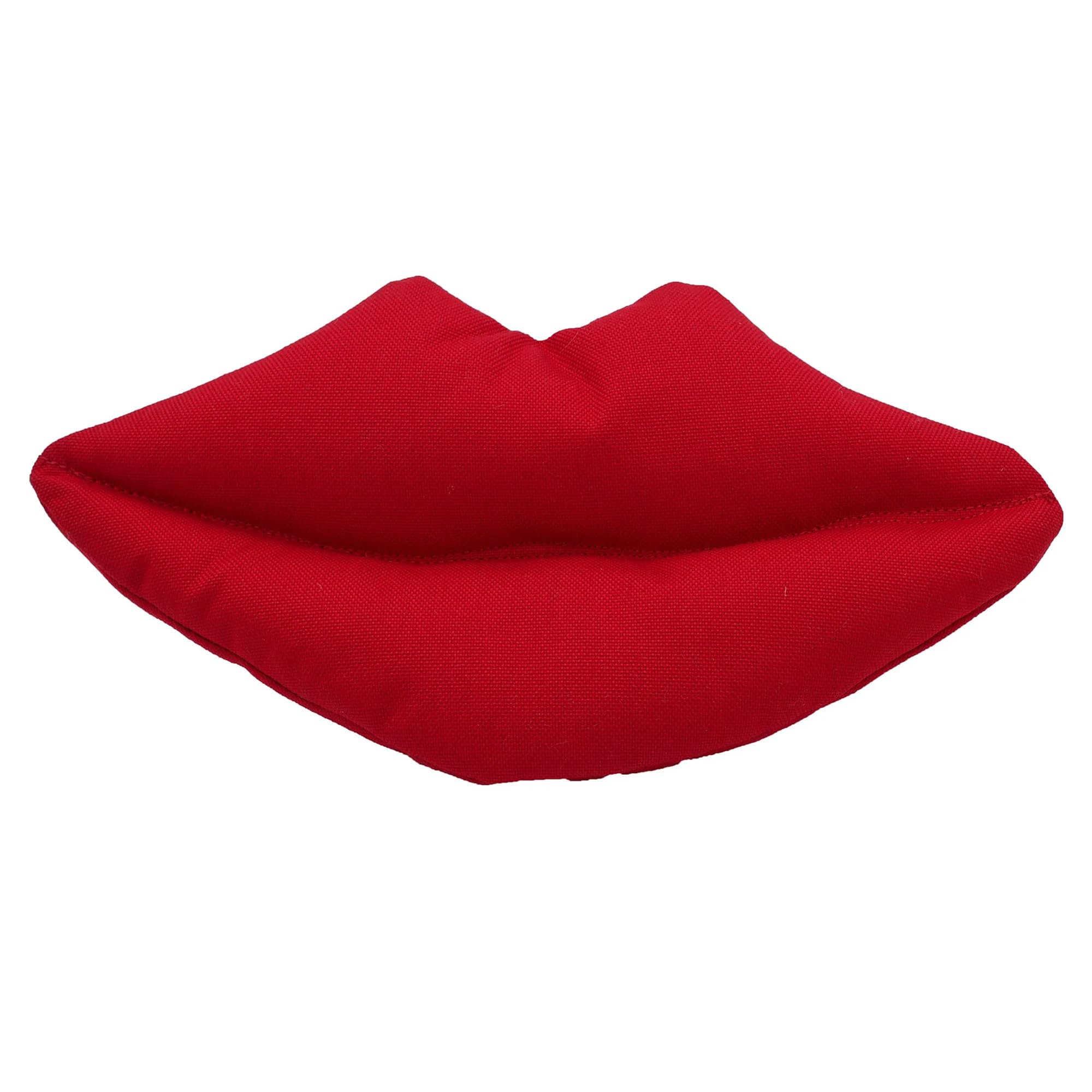 American Dog Big Red Lips - Durable Fetch Dog Toy Made In Usa From Pet-Safe, Machine-Washable 1000D Nylon Material With Squeaker
