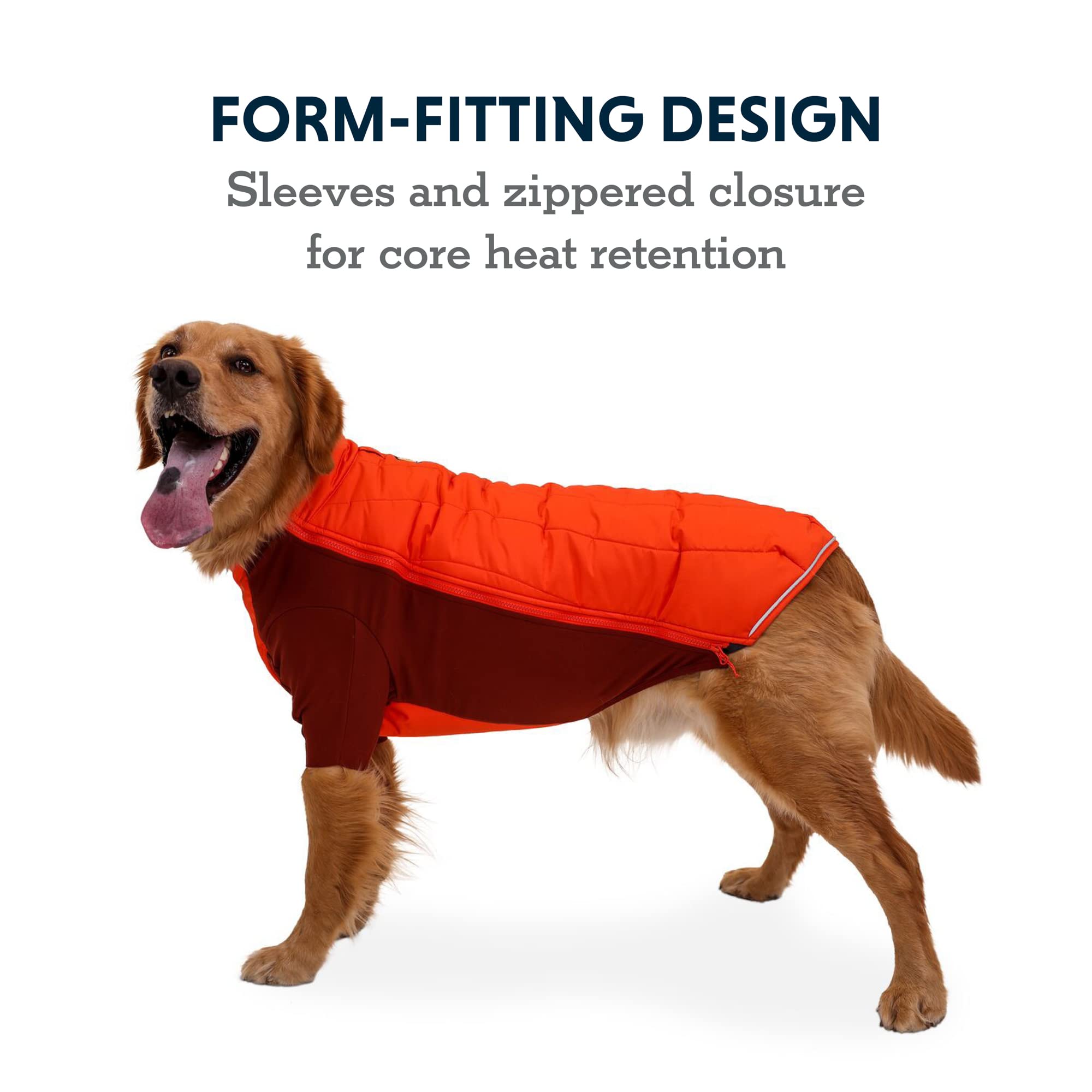 Ruffwear, Furness Dog Jacket, Snow, Ice And Extreme Cold Protection, Red Sumac, X-Large