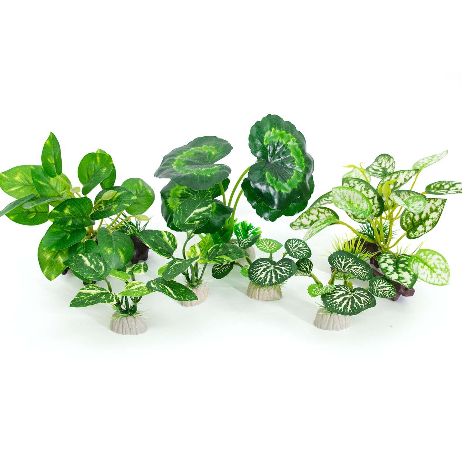 Vtapliea Betta Fish Tank Accessories 7 Pack Silk Aquarium Plants Decoration Artificial Fish Tank Plants Set for Aquariums Decor