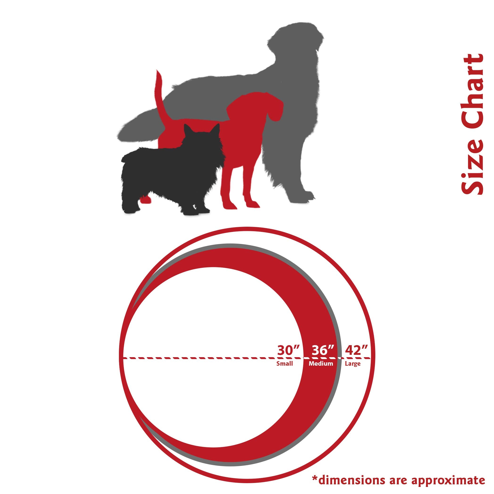 Majestic Pet Indoor Outdoor Vertical Stripe Round Pet Dog Bed With Removable Washable Cover, Sand, Medium