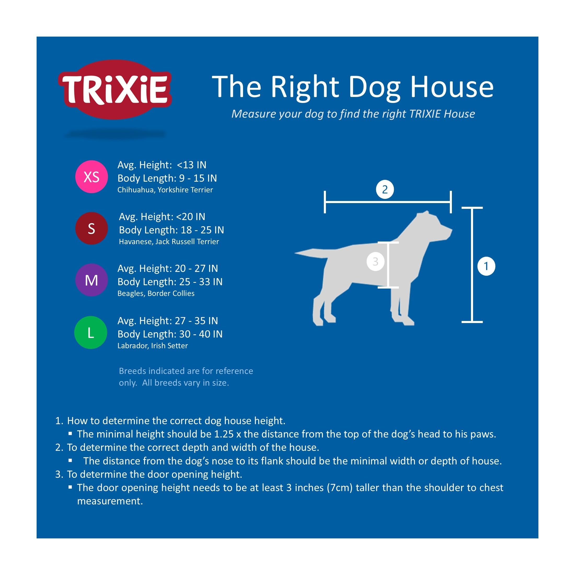 Trixie Natura Lodge Dog House – Small Outdoor Dog House With Hinged Roof & Weatherproof Sealer, Wooden Dog House With Adjustable Legs For Small Dogs – 35.5 X 39.5 X 32.5 In