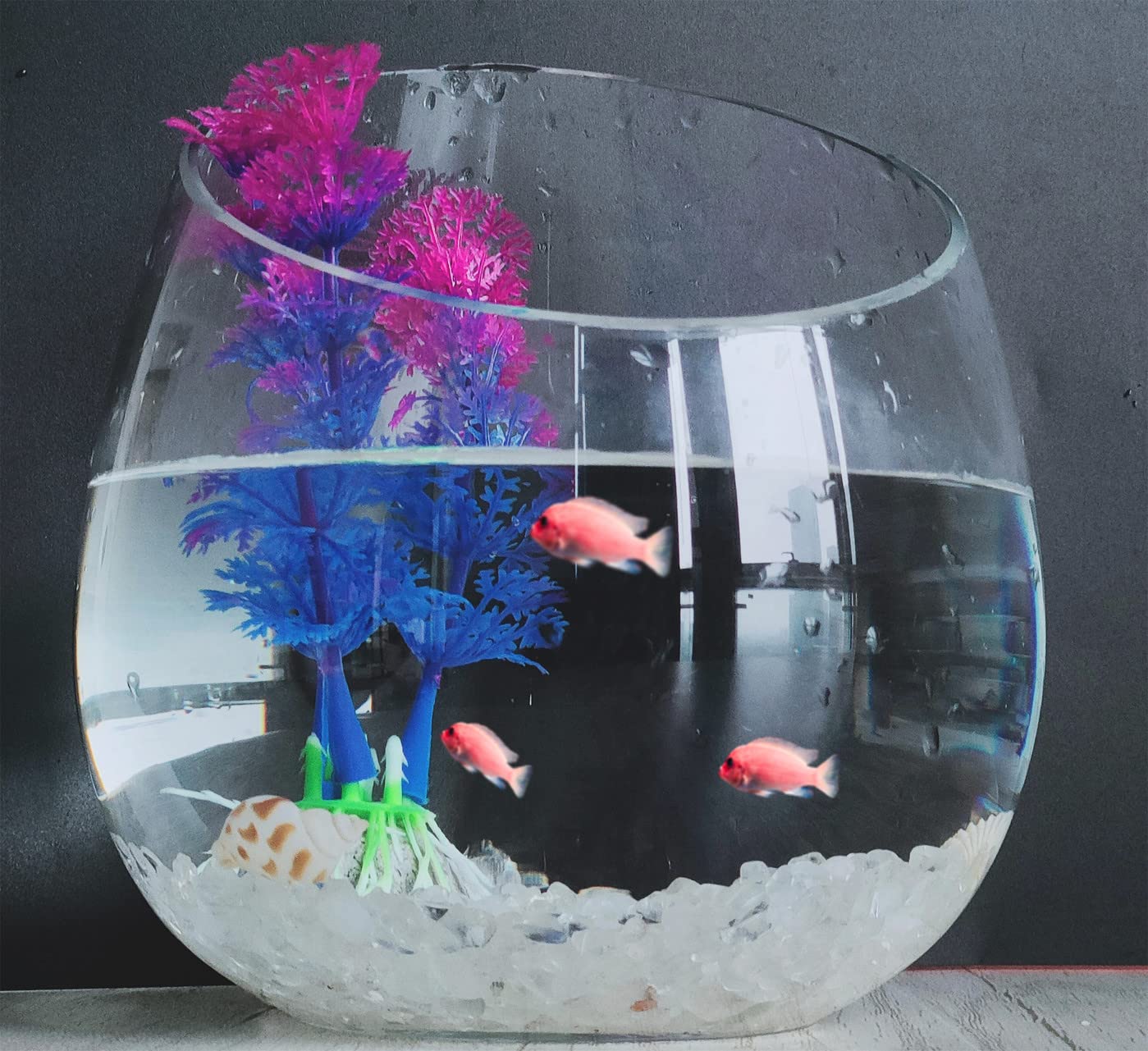 ZHIYUXI Clear Quartz Chips Bulk Fish Tank Gravel Vase Filler Stones Bulk Crushed Crystals Gemstone Polished Natural Quartz Stone