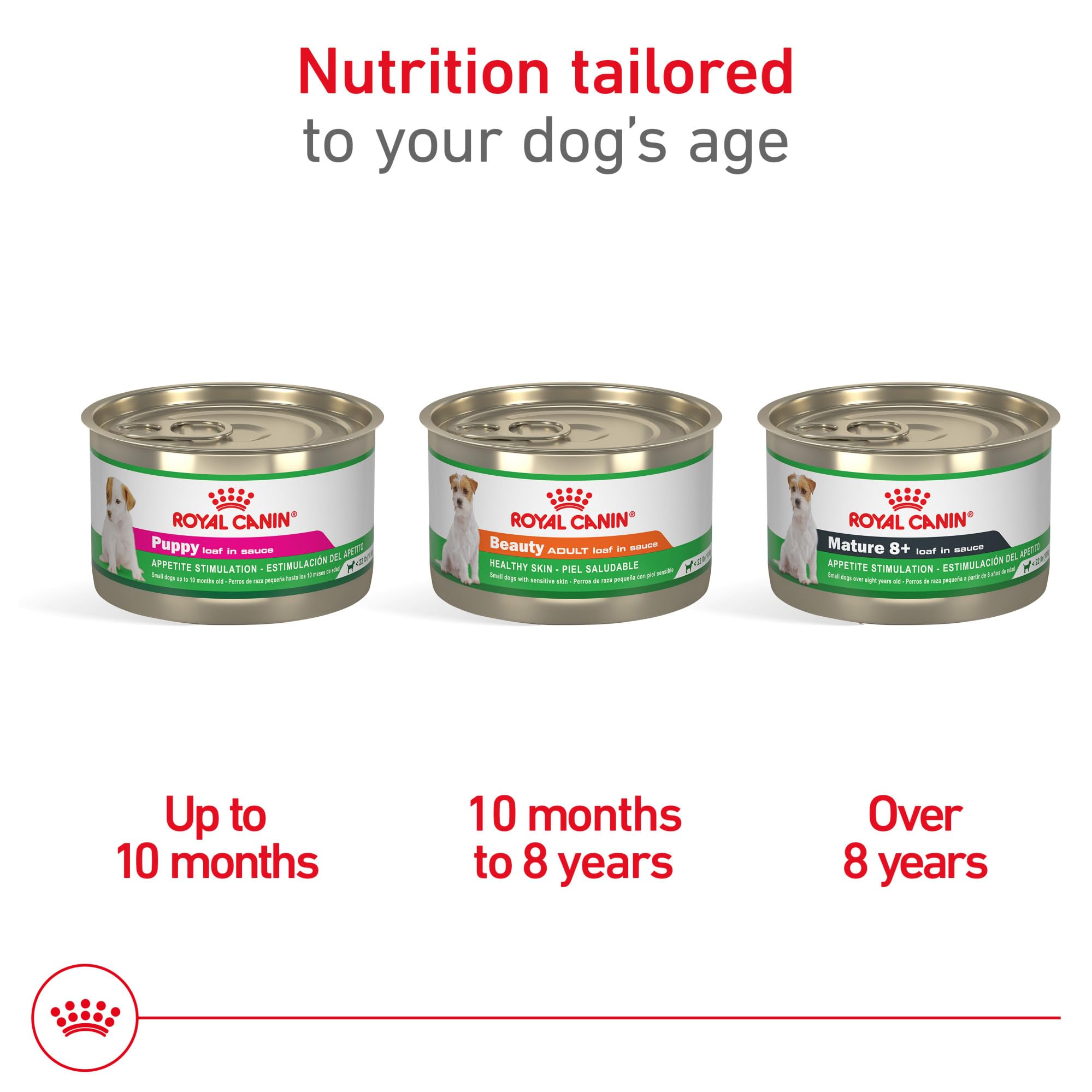 Royal Canin Canine Health Nutrition Beauty Adult Loaf in Sauce Canned Dog Food, 5.2 oz Pack of 24