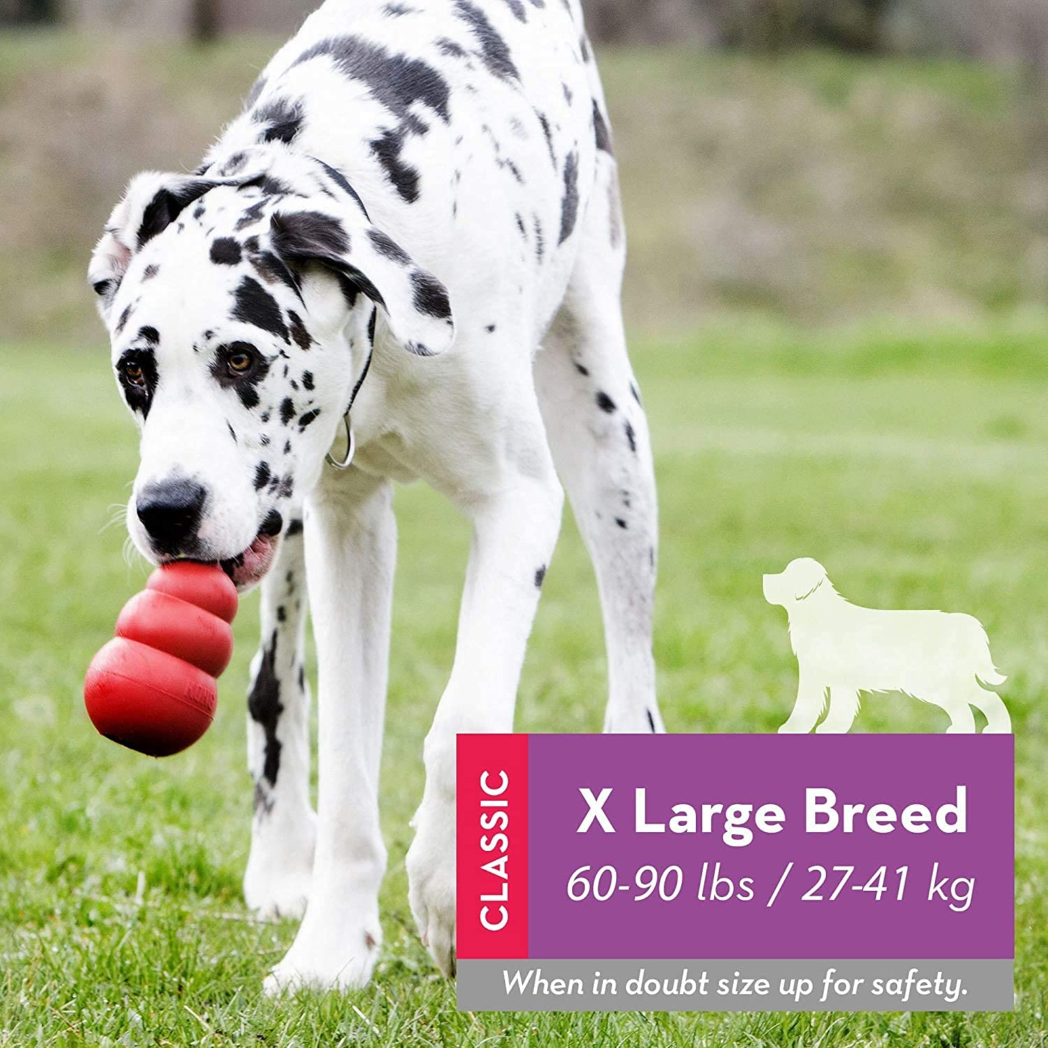 Kong Classic Dog Toy, Red, X-Large