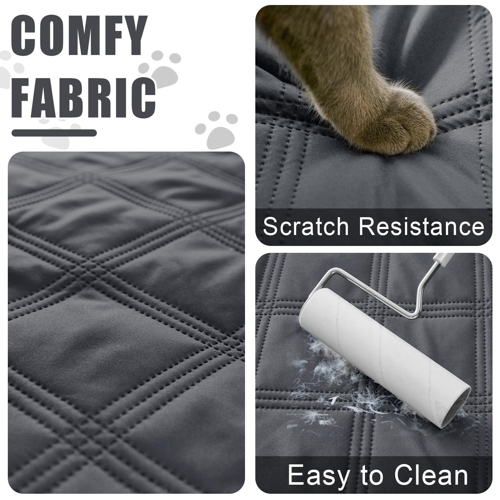 Smiry Waterproof Dog Bed Cover Blanket 40x90, Soft Reversible Pet Blanket, Washable Leakproof Cats Dogs Couch Cover for Sofa, Co