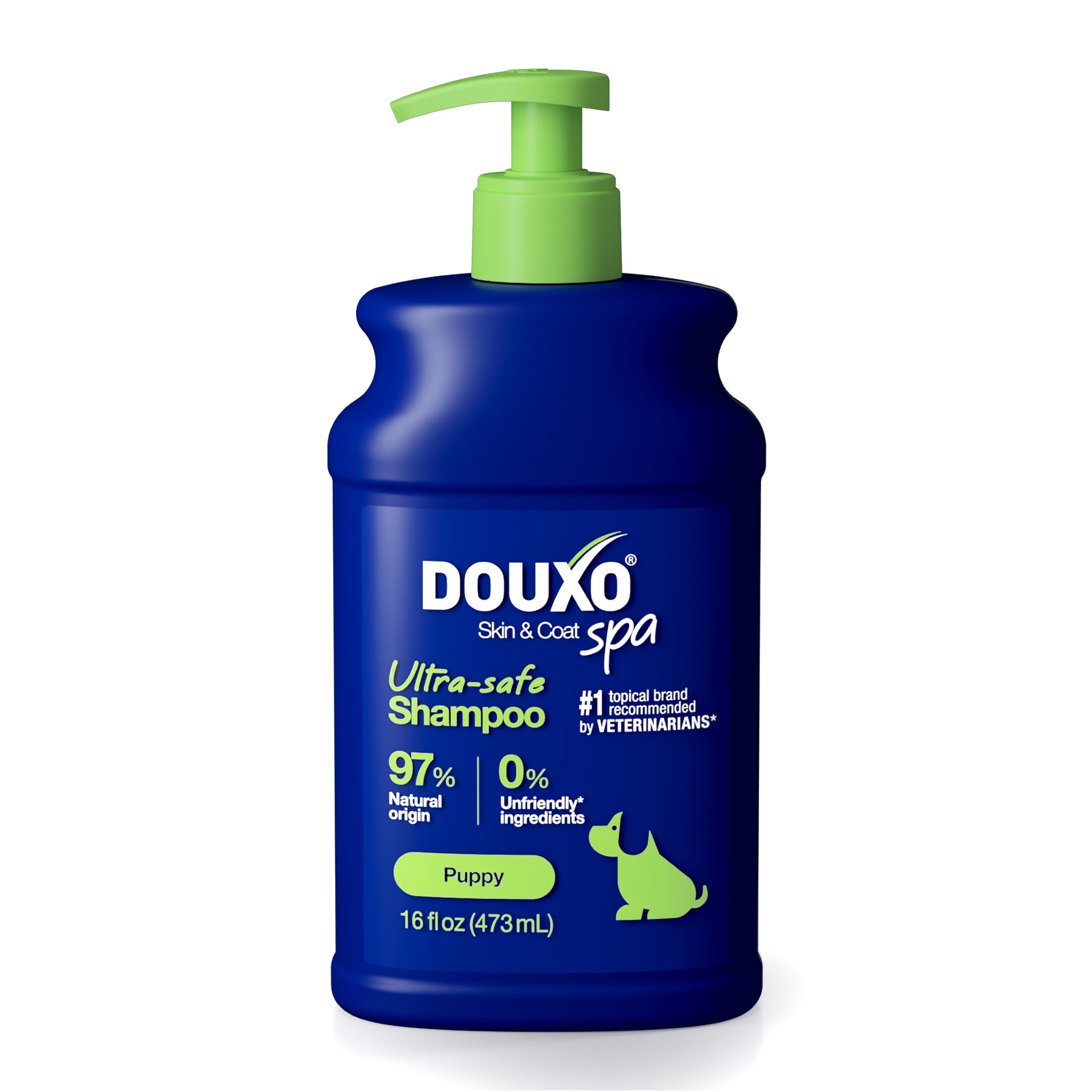 Douxo Skin & Coat Spa - Ultra-Safe Puppy Shampoo, 16 Fl Oz, Skin-Friendly Formula Cleans And Hydrates, Leaves Coat Soft And Plus