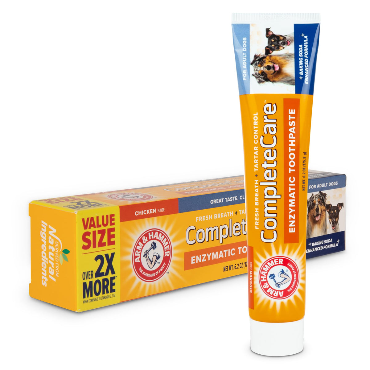 Arm & Hammer Complete Care Enzymatic Dog Toothpaste, 6.2 Oz - Dog Toothpaste For Puppies And Adult Dogs, Arm And Hammer Toothpas