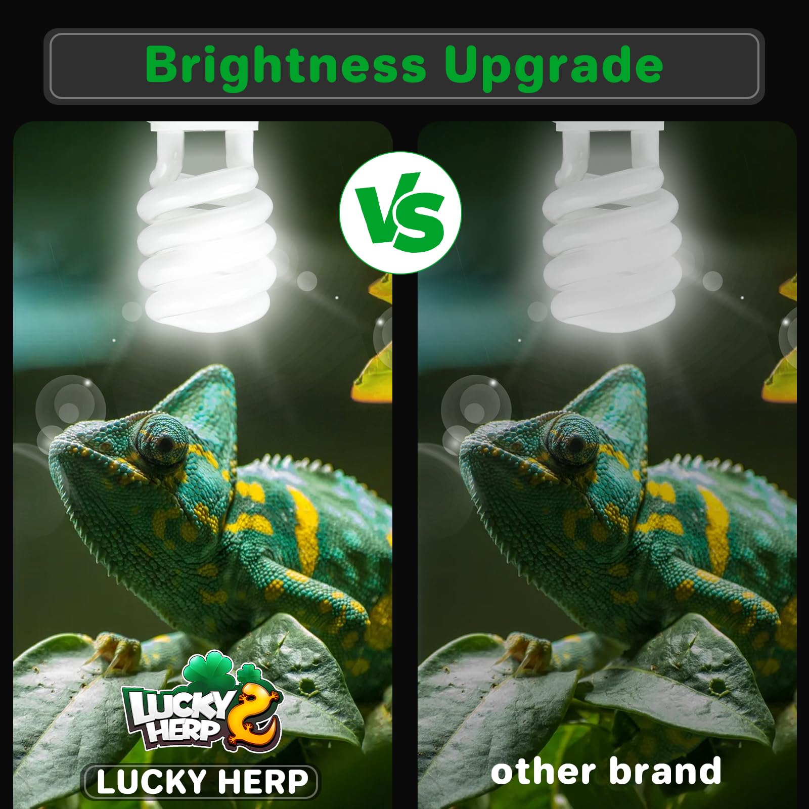 Lucky Herp Uva Uvb Reptile Light 5.0, Tropical Uvb 100 Compact Fluorescent Lamp, Uvb Light For Reptiles 23W, Uva Uvb Reptile Lig