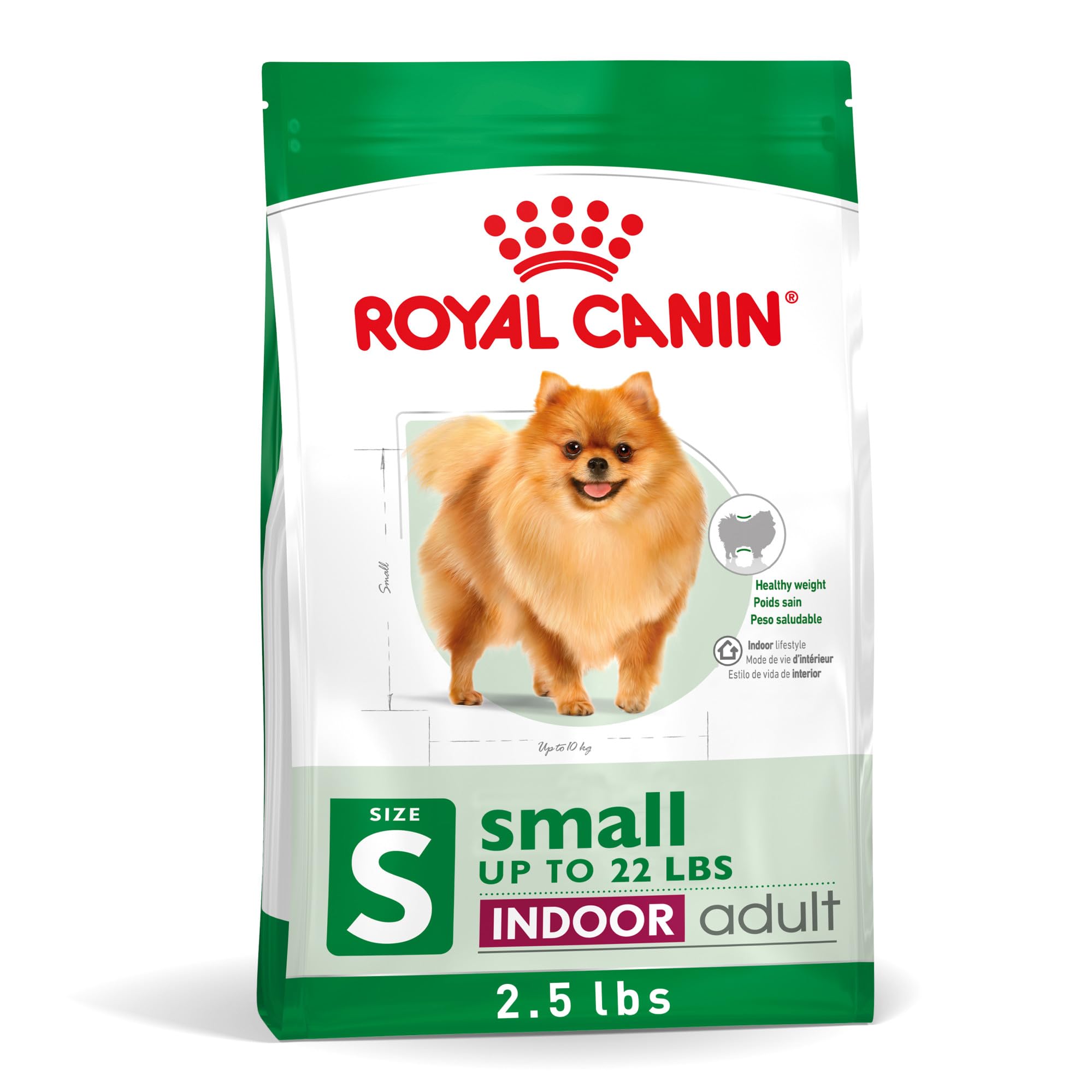 Royal Canin Size Health Nutrition Small Indoor Adult Dry Dog Food, 2.5 lb Bag