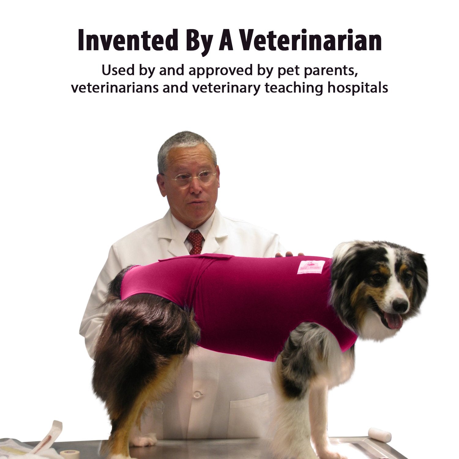 SurgiSnuggly Disposable Dog Diapers Keeper Use with Female Dog Diapers for Heat Cycle Or Pet Incontinence Made with American Tex