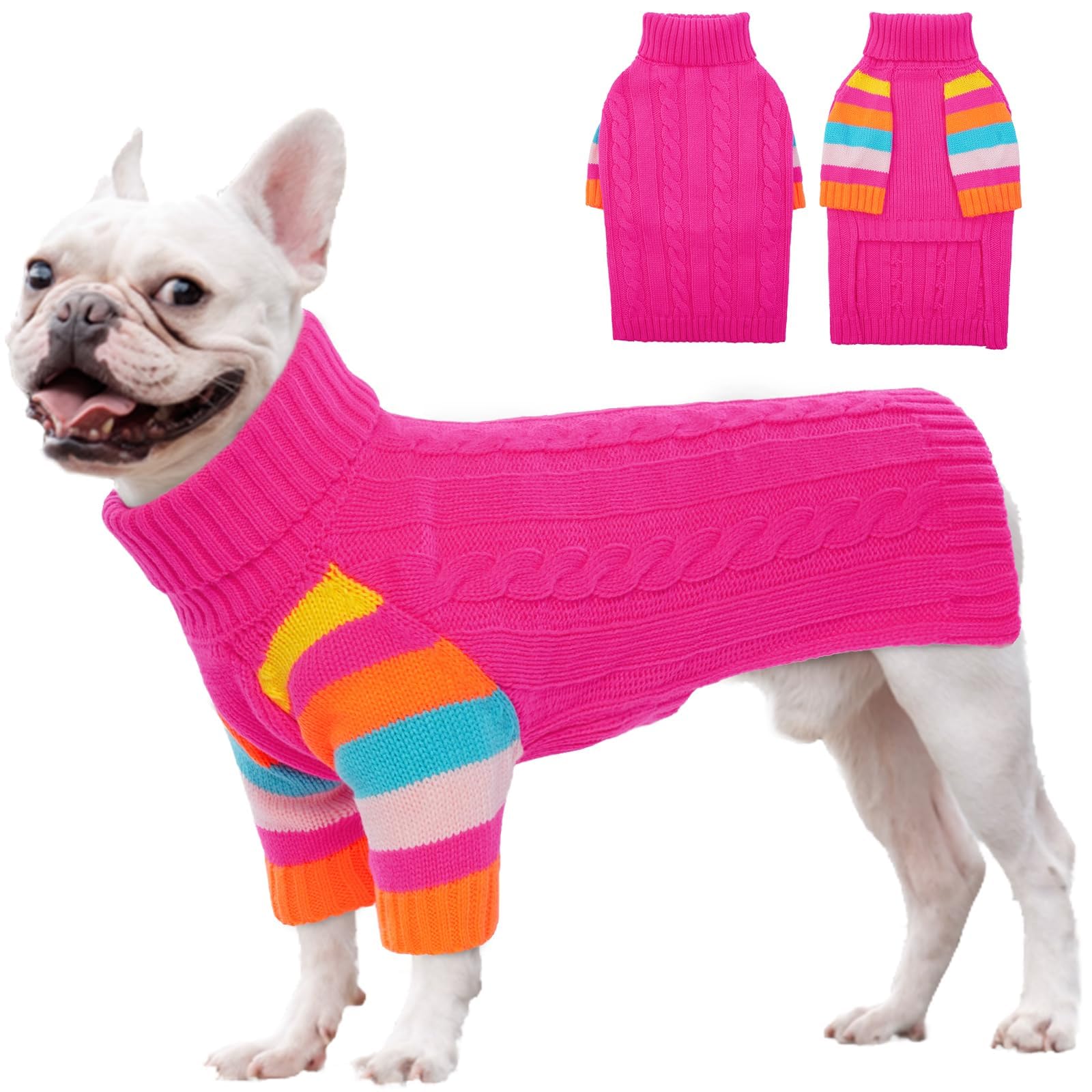 Ouobob Dog Sweater Thick, Sweaters For Large Size Dogs Comfy, Stretchy Pullover Dog Sweater For Large Doggie, Christmas Dogs Swe