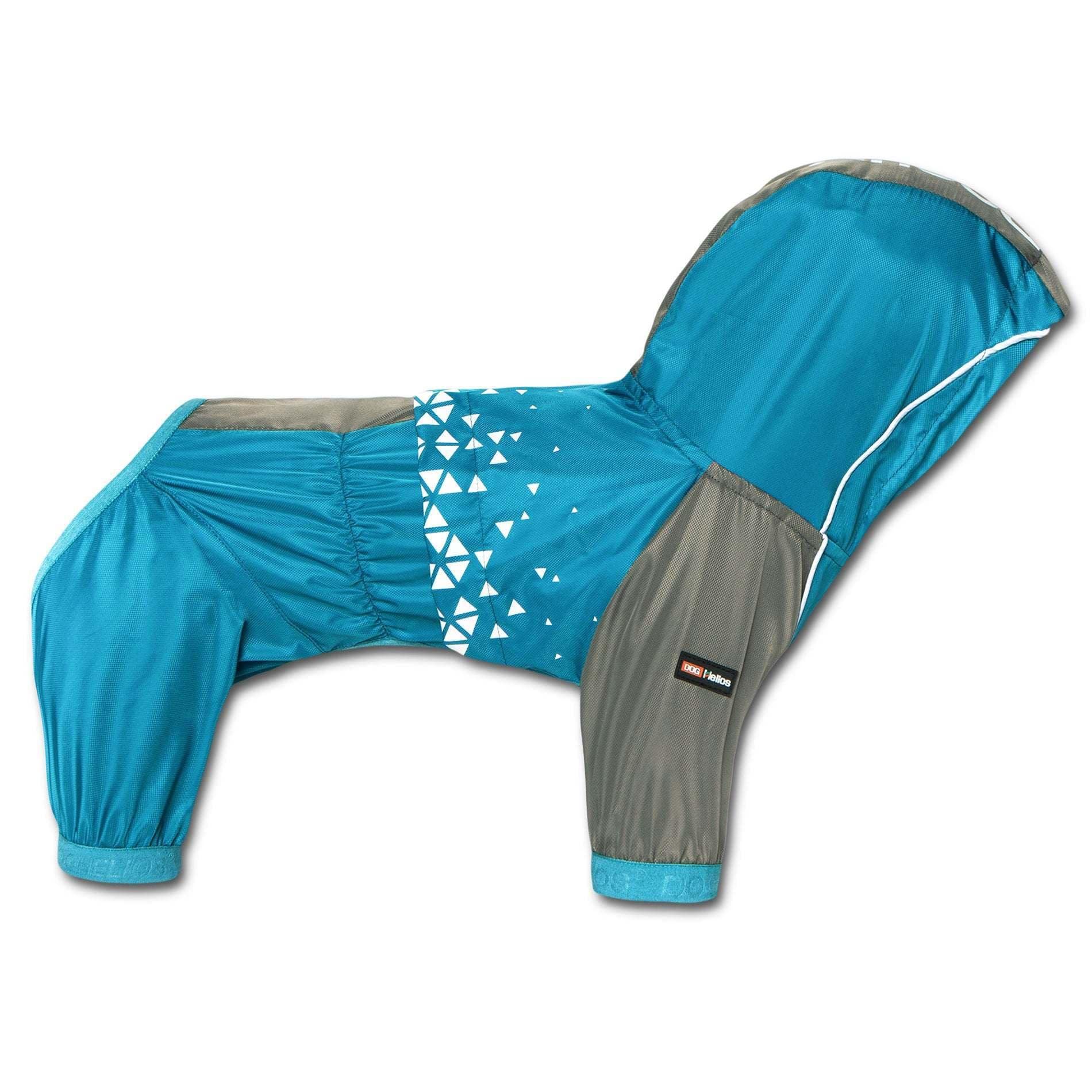 Dog Helios Vortex Full Bodied Waterproof Windbreaker Dog Jacket, Medium, Blue