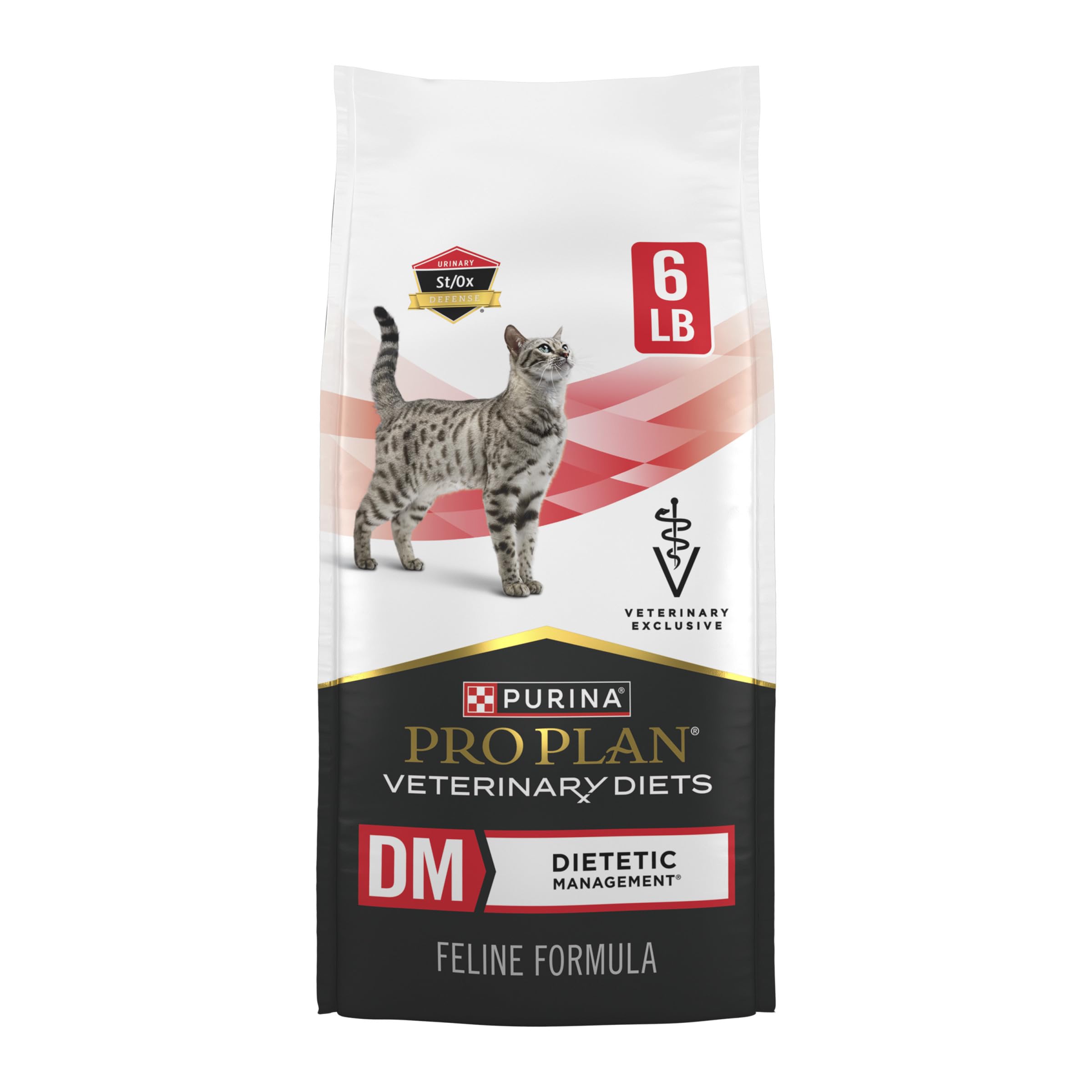 Purina Pro Plan Veterinary Diets DM Dietetic Management Feline Formula Dry Cat Food - 6 lb. Bag
