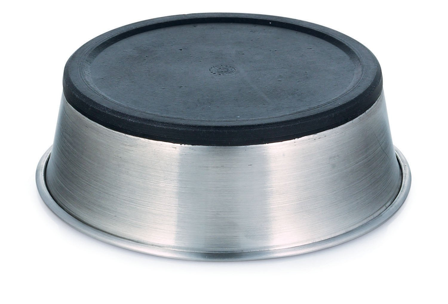 Pro Select Stainless Steel Dog Bowl With Rubber Base Sizes Vary (1 Pack), 30 Oz