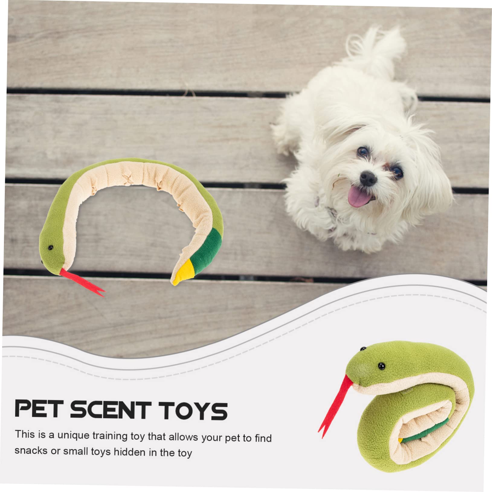 Parliky Portable Snuffle Snake Toy for Puppies Multi-Function Snuffle Mat for Dogs Interactive Treat Hiding Puzzle High-Grade Po