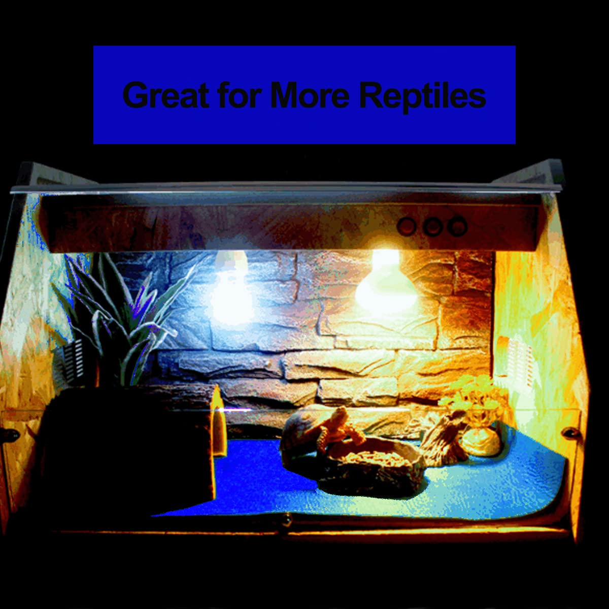 Mechpia 47'' X 24'' Large Reptile Carpet Terrarium Liner Bedding Reptile Substrate Mat Supplies For Bearded Dragon Snake Lizard