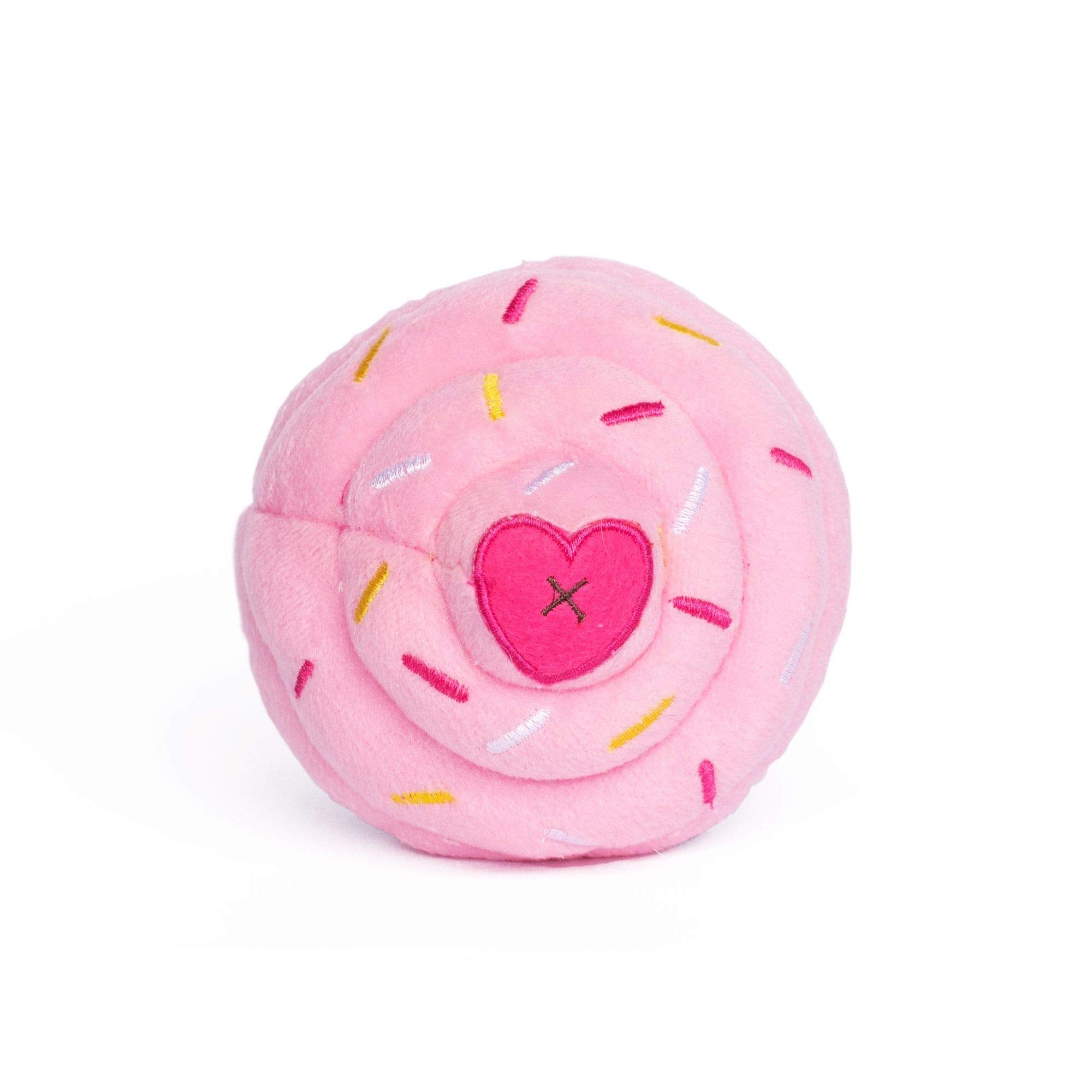 ZippyPaws Birthday Gifts for Dogs - Pink Birthday Cupcake, Plush Squeaky Dog Toy, Dog Birthday Party Supplies for Boys & Girls