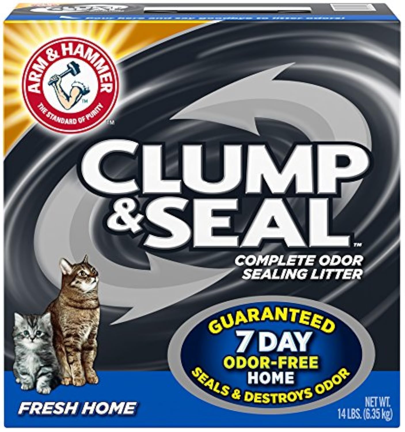 Arm & Hammer Clump & Seal Lightweight Litter, Fresh Scent, 14 Lbs