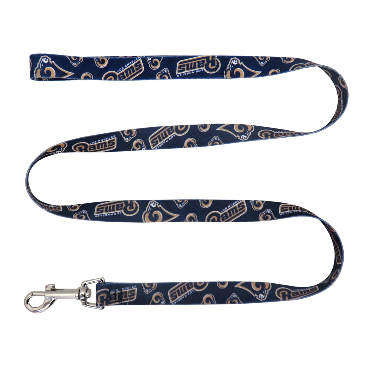 Littlearth Unisex-Adult Nfl Los Angeles Rams Pet Leash, Team Color, 1' X 60'