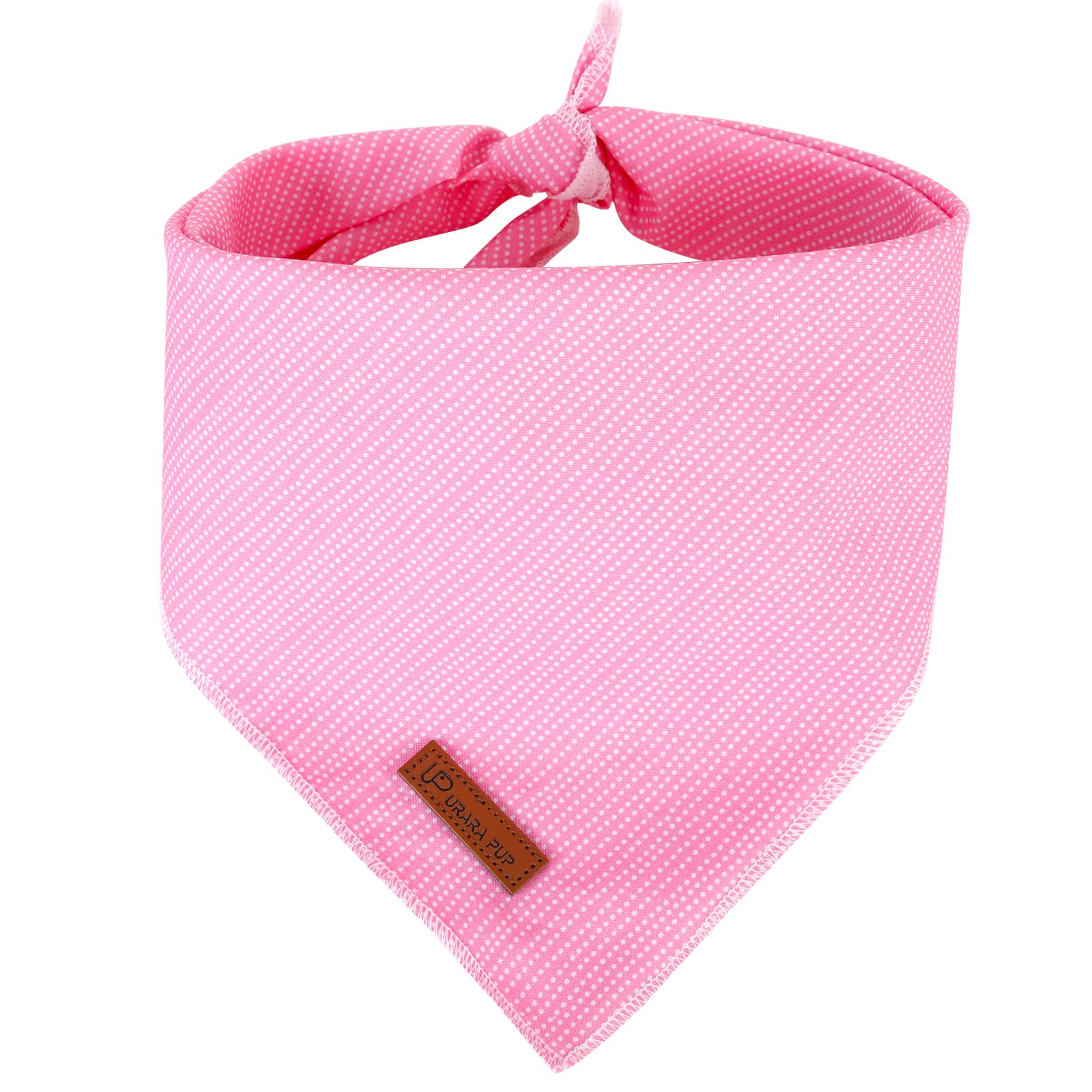 Up Urara Pup Dog Bandana, Comfortable Cotton Triangle Bid Scarf For Puppy Small Dog, Washable Pet Kerchief For Girl Female Dogs 