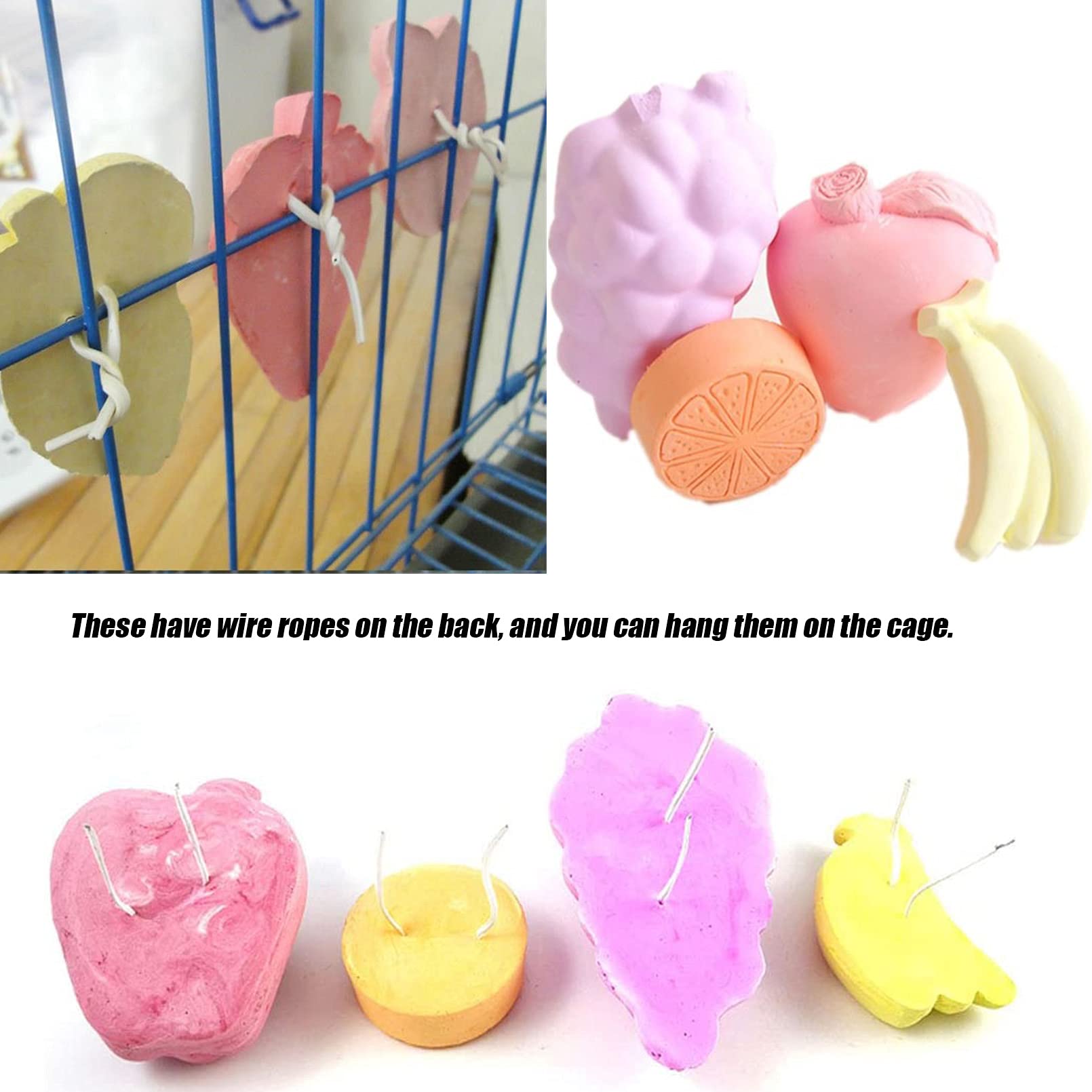 Tfwadmx Lava Block Chew Toys Teeth Grinding Pet Lava Block Calcium Stone For Chinchilla Hamster Mouse Squirrels And Small Pet 4