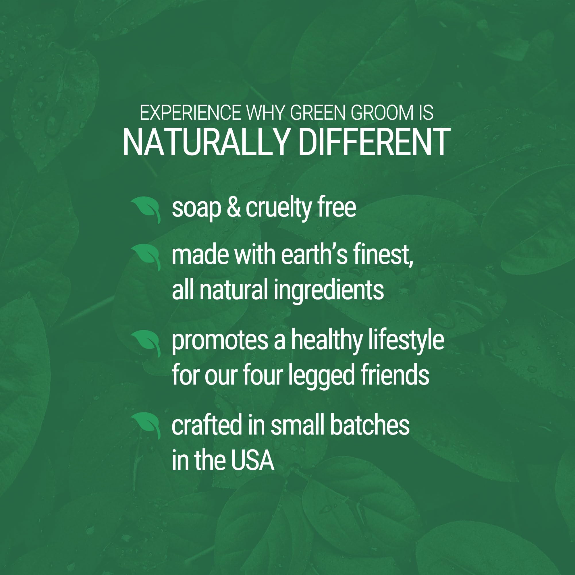 Green Groom Odor Eliminator Dog Shampoo, 1 Gallon - Crafted With Odortrol, All Natural Ingredients, Antioxidant Rich, Eliminates Smelly Pet Odors, Powerful Deodorizing Formula, Professional Grade