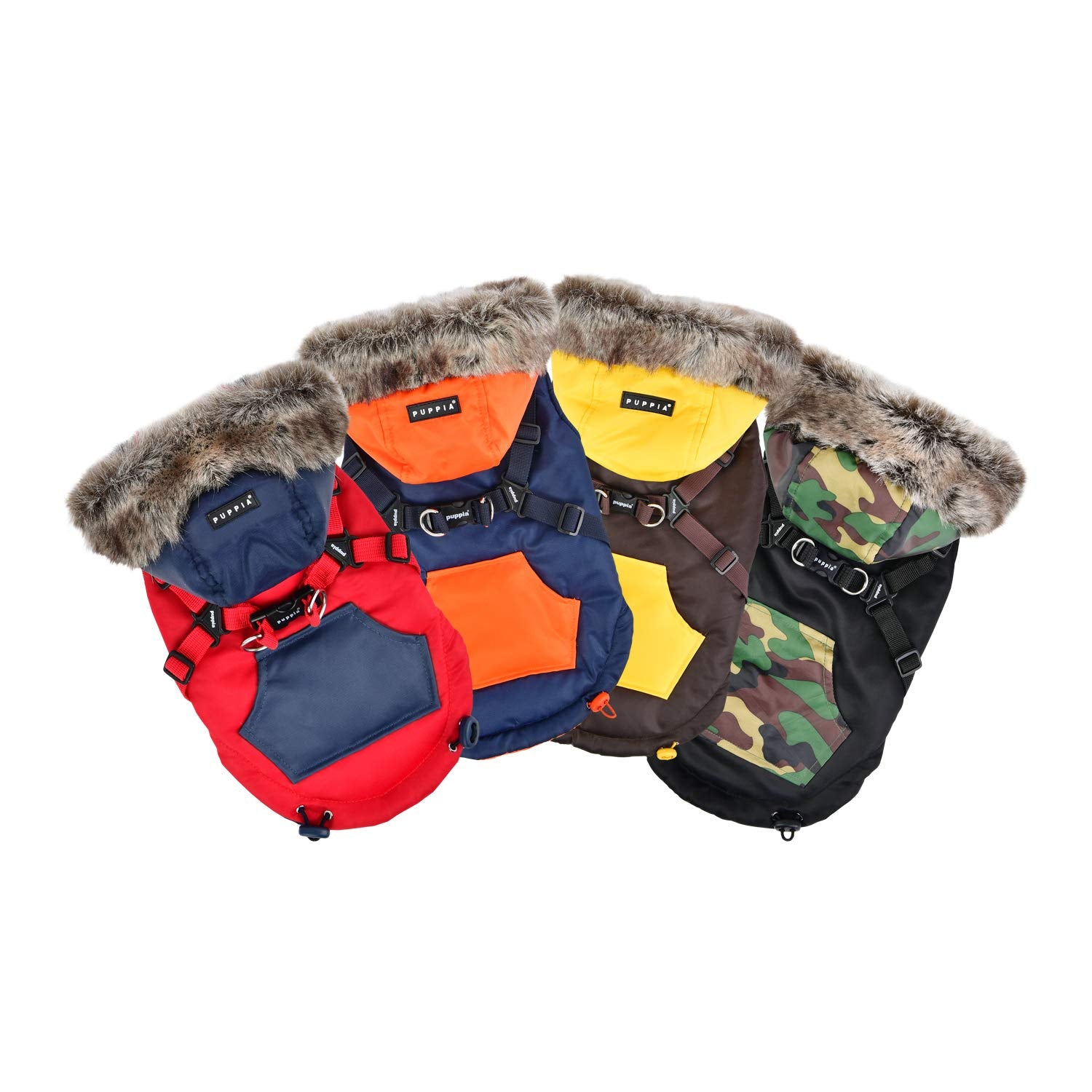 Puppia Orson Dog Coat - Black - M