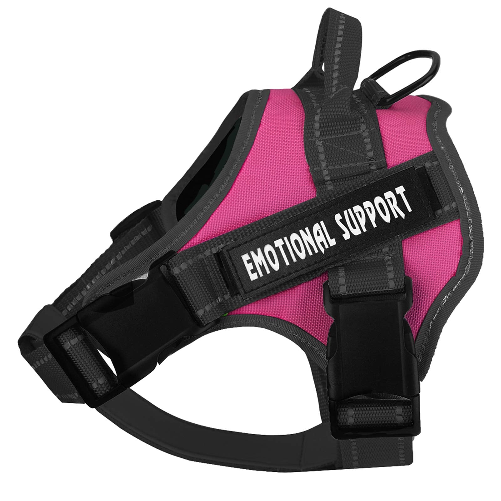 Voopet Service Dog Harness, Emotional Support Pet Vest Harness, Reflective Breathable And Adjustable No-Pull Esa Dog Harness For Small Medium Large Dogs (With 4 Pcs Removeable Tags)