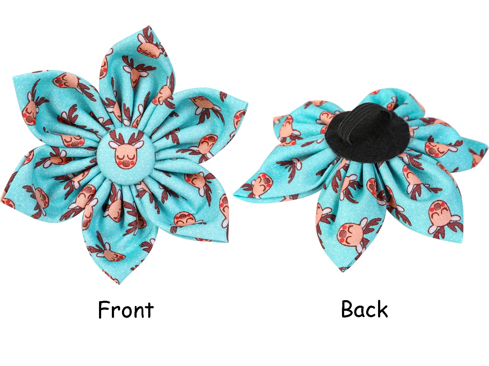 Lionet Paws Christmas Dog Collar With Flower, Dog Flower Collar With Metal Buckle For Dogs And Cats, Adjustable Comfortable Dog
