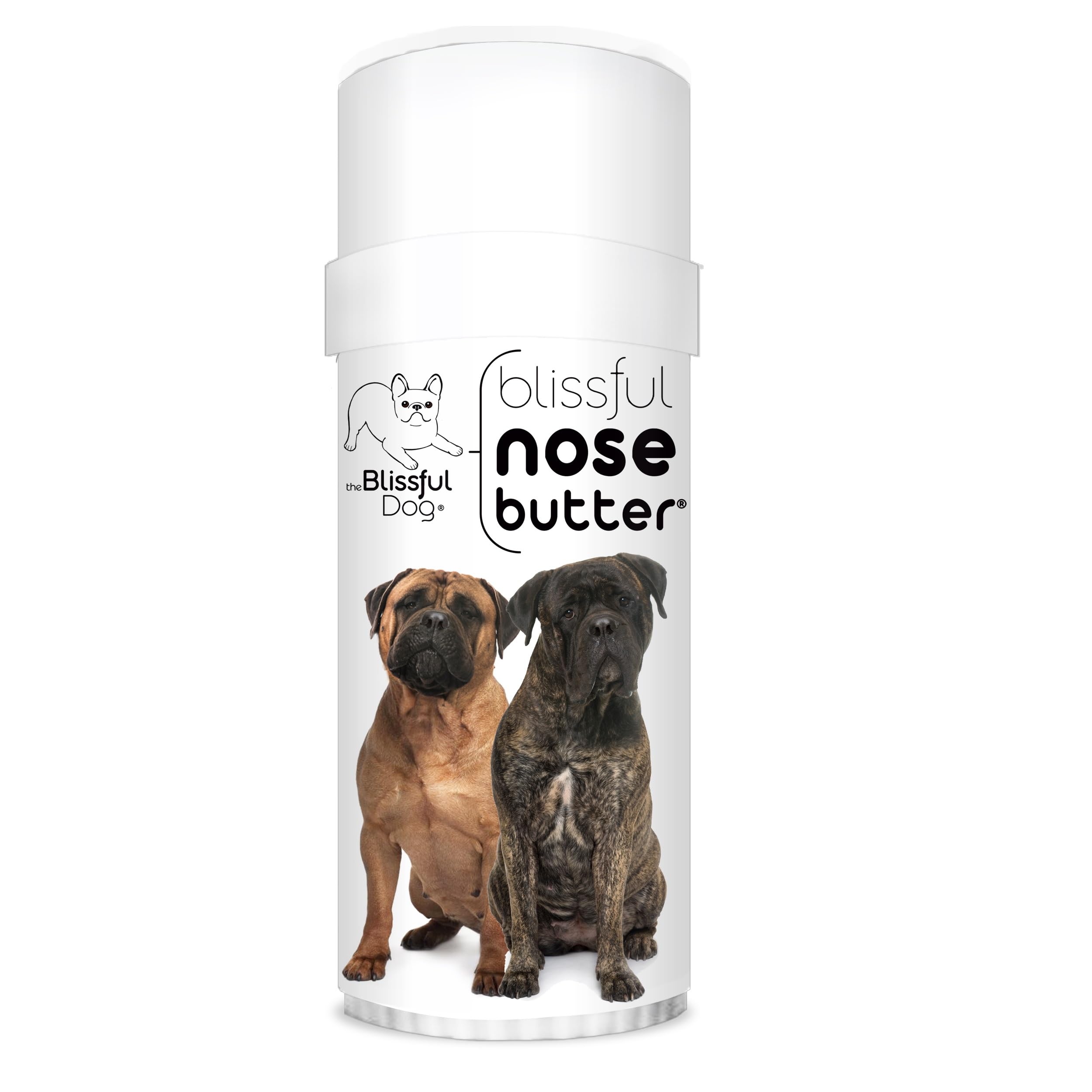 The Blissful Dog Bullmastiff Unscented Nose Butter - Dog Nose Butter, 2 Ounce