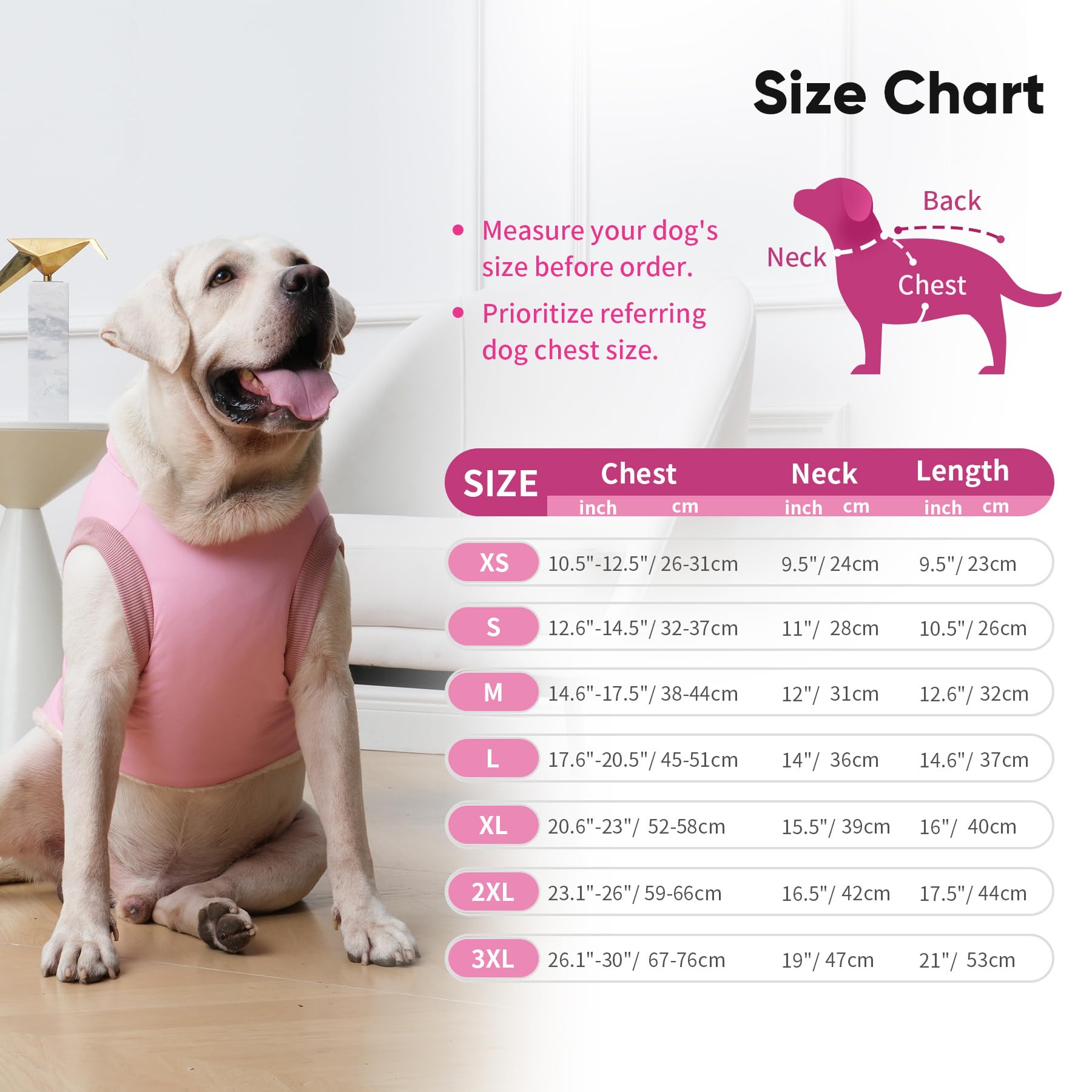 Vecomfy Fleece Lining Dog Hoodie With Harness Built In,Extra Warm Medium Dog Jacket In Winter Doggie Coats With Hooded,Light Pink L