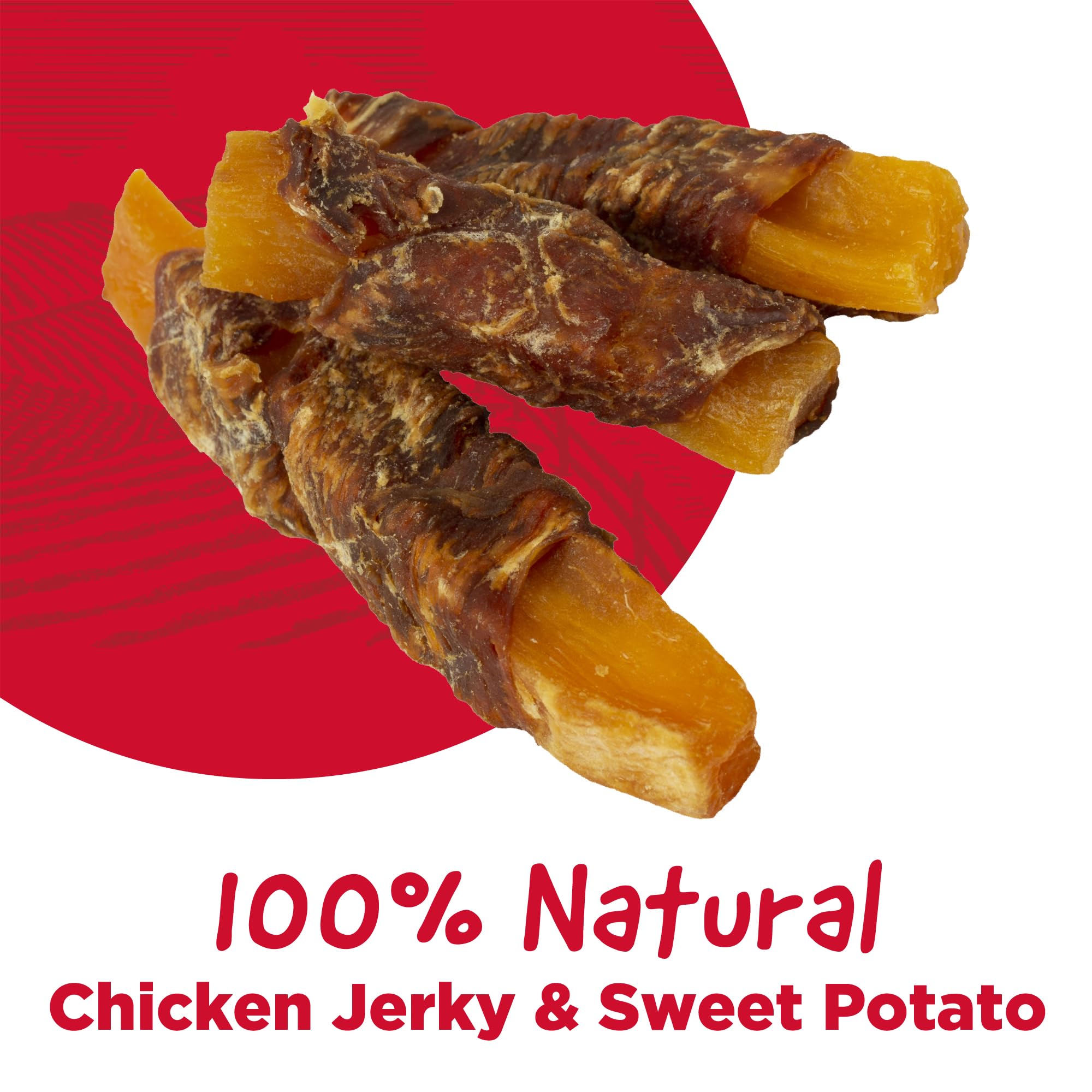Country Kitchen Chicken & Sweet Potato Jerky Tender Dog Treats, Made with Real Chicken, High Protein, Low Fat, No Artificial Col